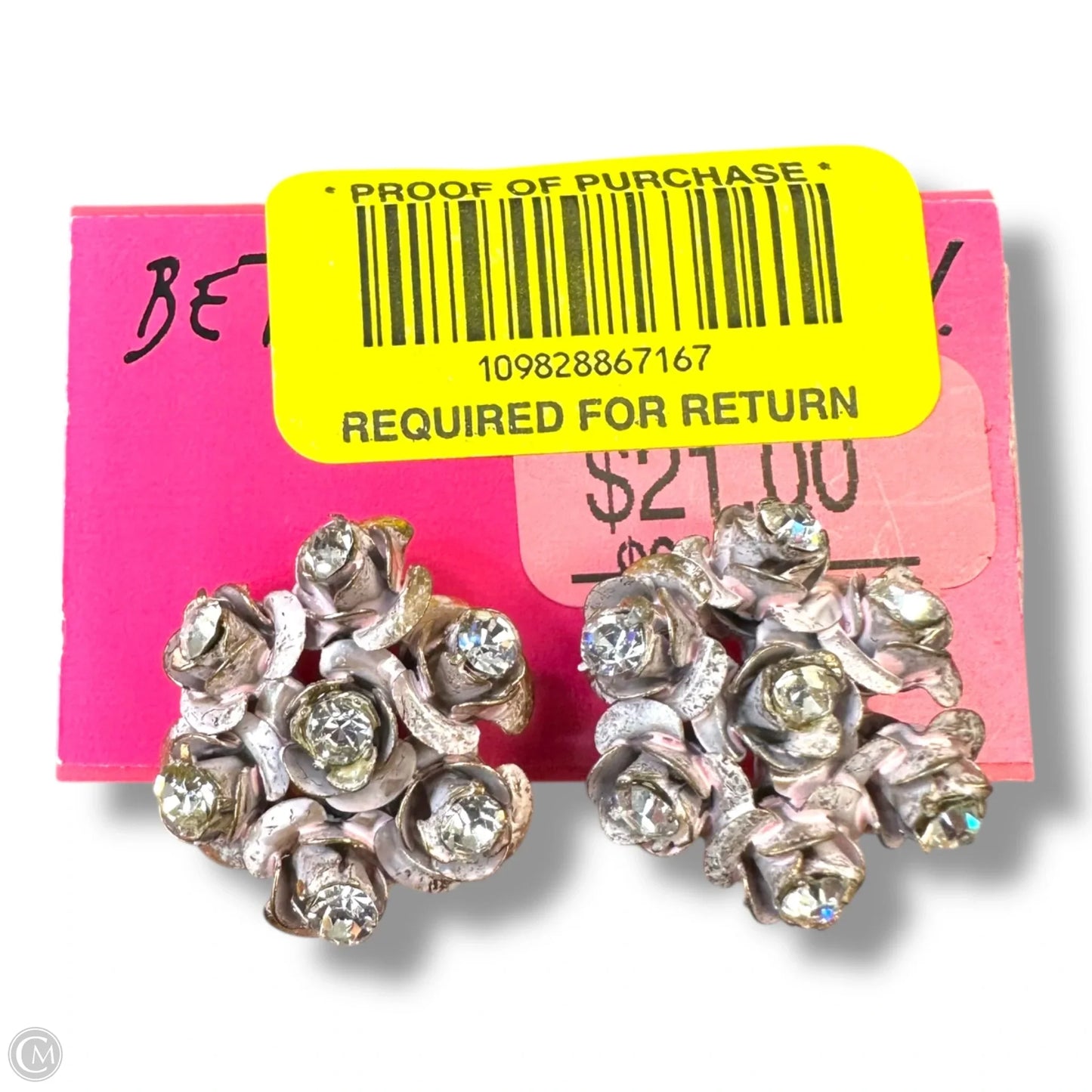 Earrings Stud By Betsey Johnson