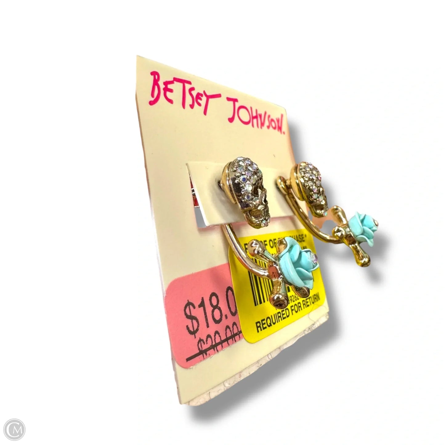 Skulls & roses Earrings Stud By Betsey Johnson