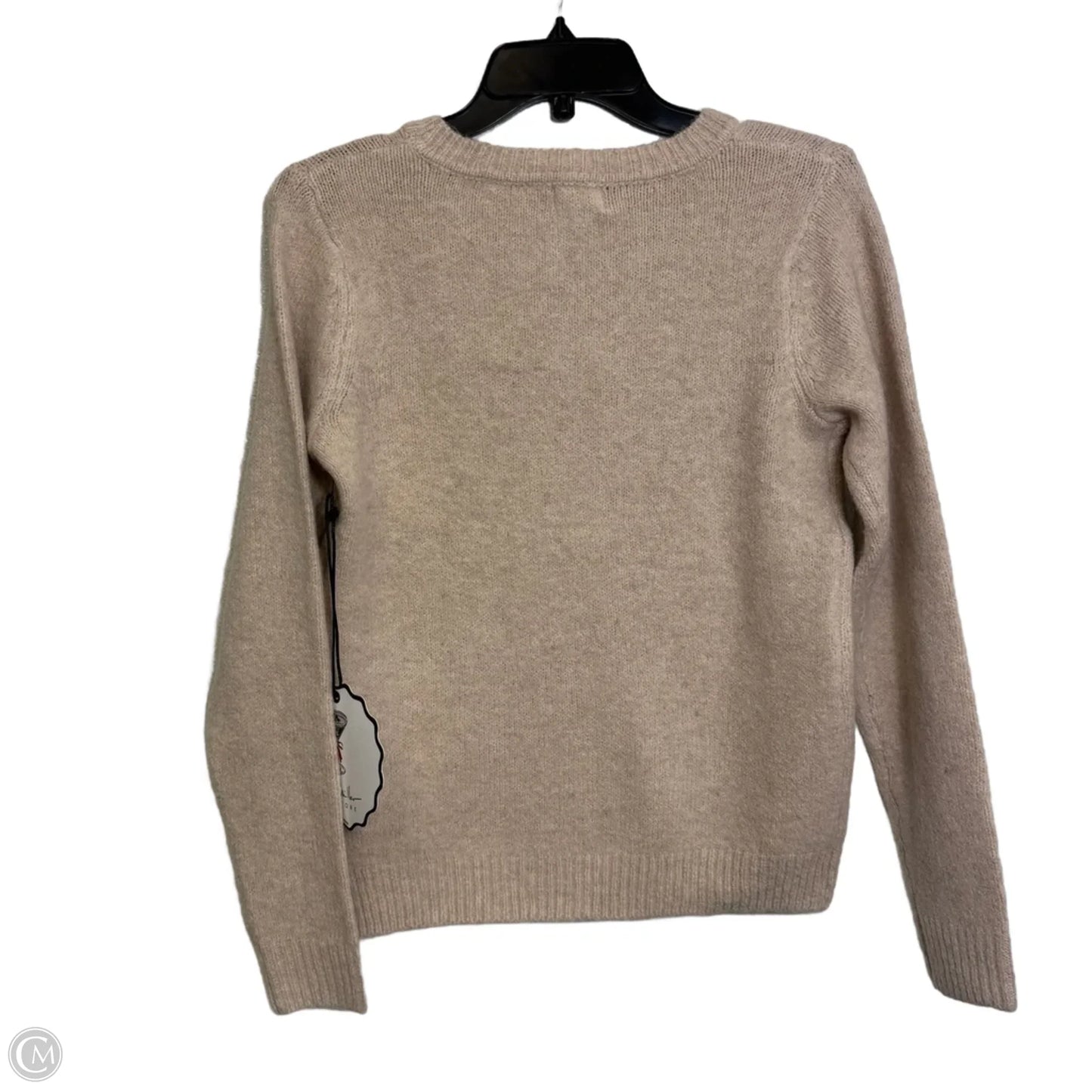 Sweater By Nicole By Nicole Miller In Tan, Size: Xs