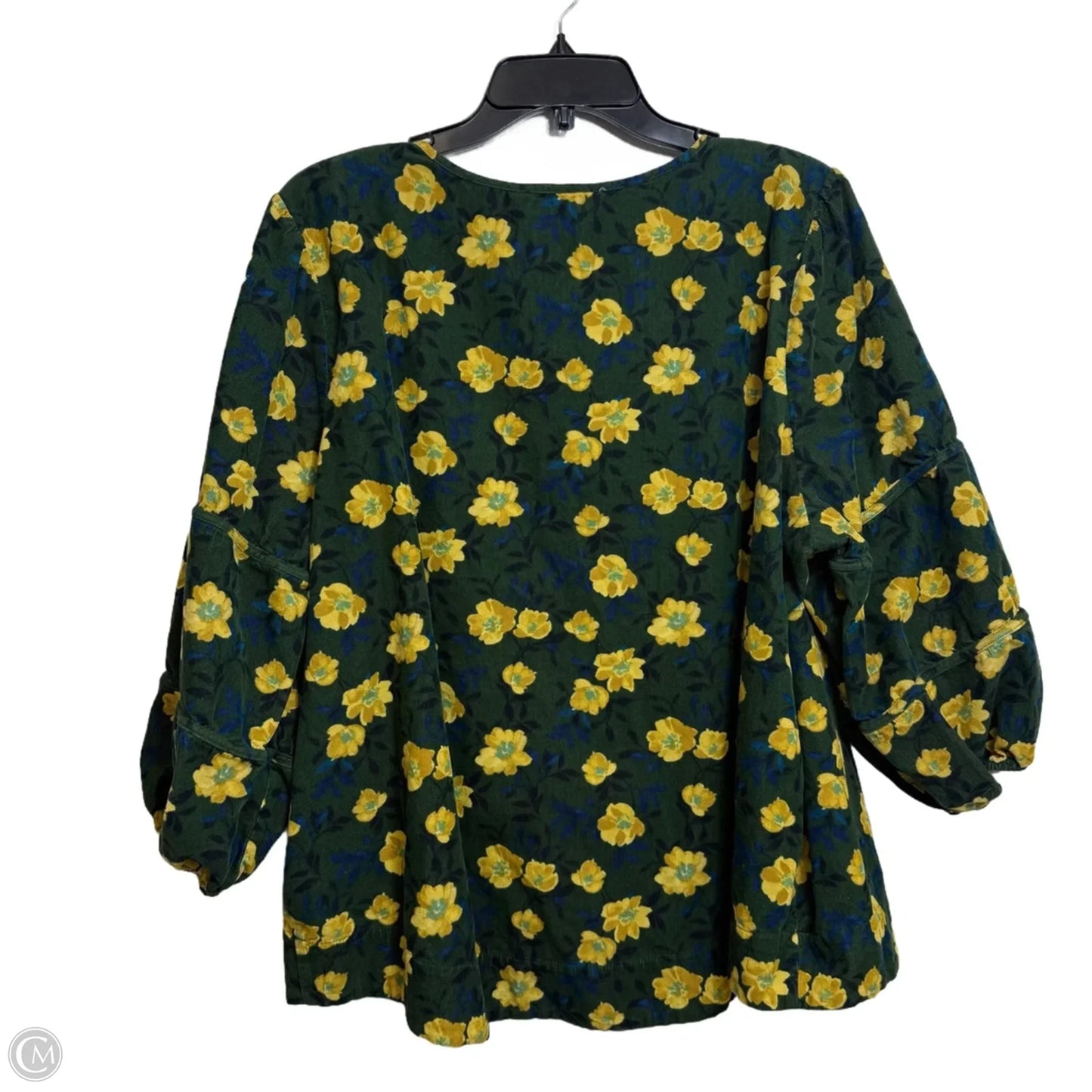 Top 3/4 Sleeve By Sonoma In Floral Print, Size: 2x