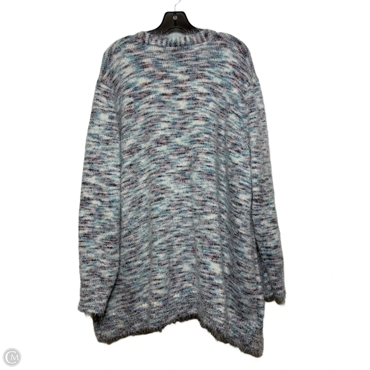 Cardigan By Lane Bryant In Blue & Pink, Size: 22