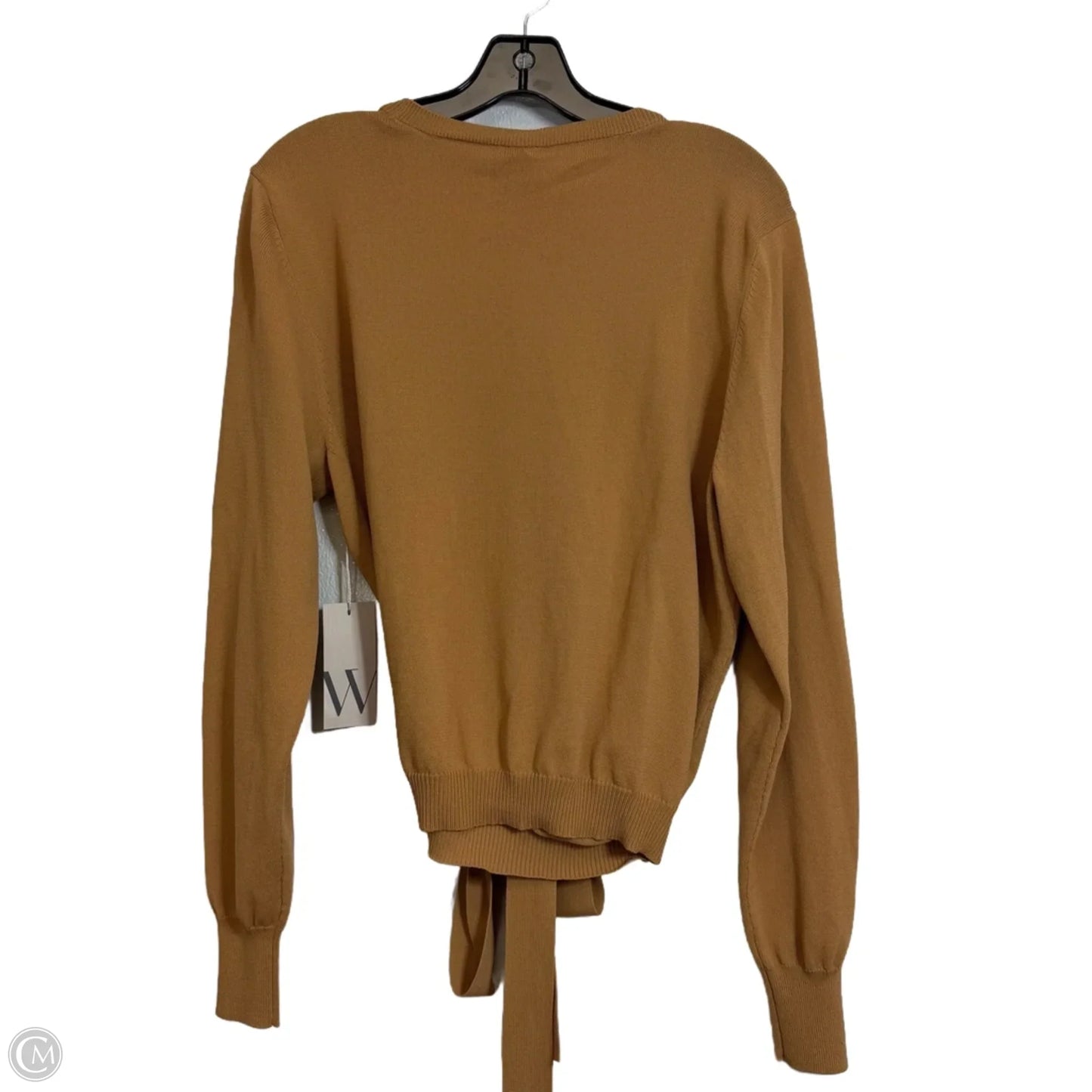 Top Long Sleeve By Worthington In Tan, Size: Xl