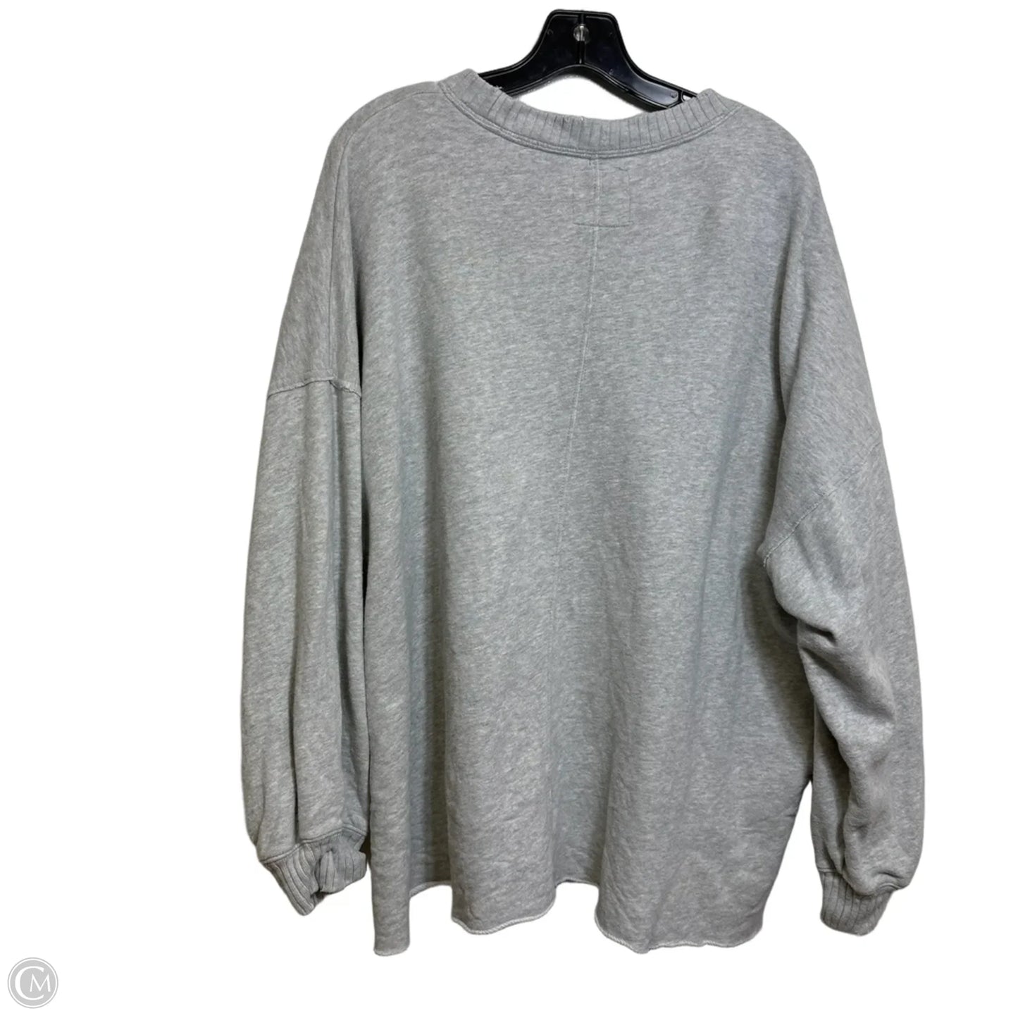 Top Long Sleeve By Cmf In Grey, Size: M