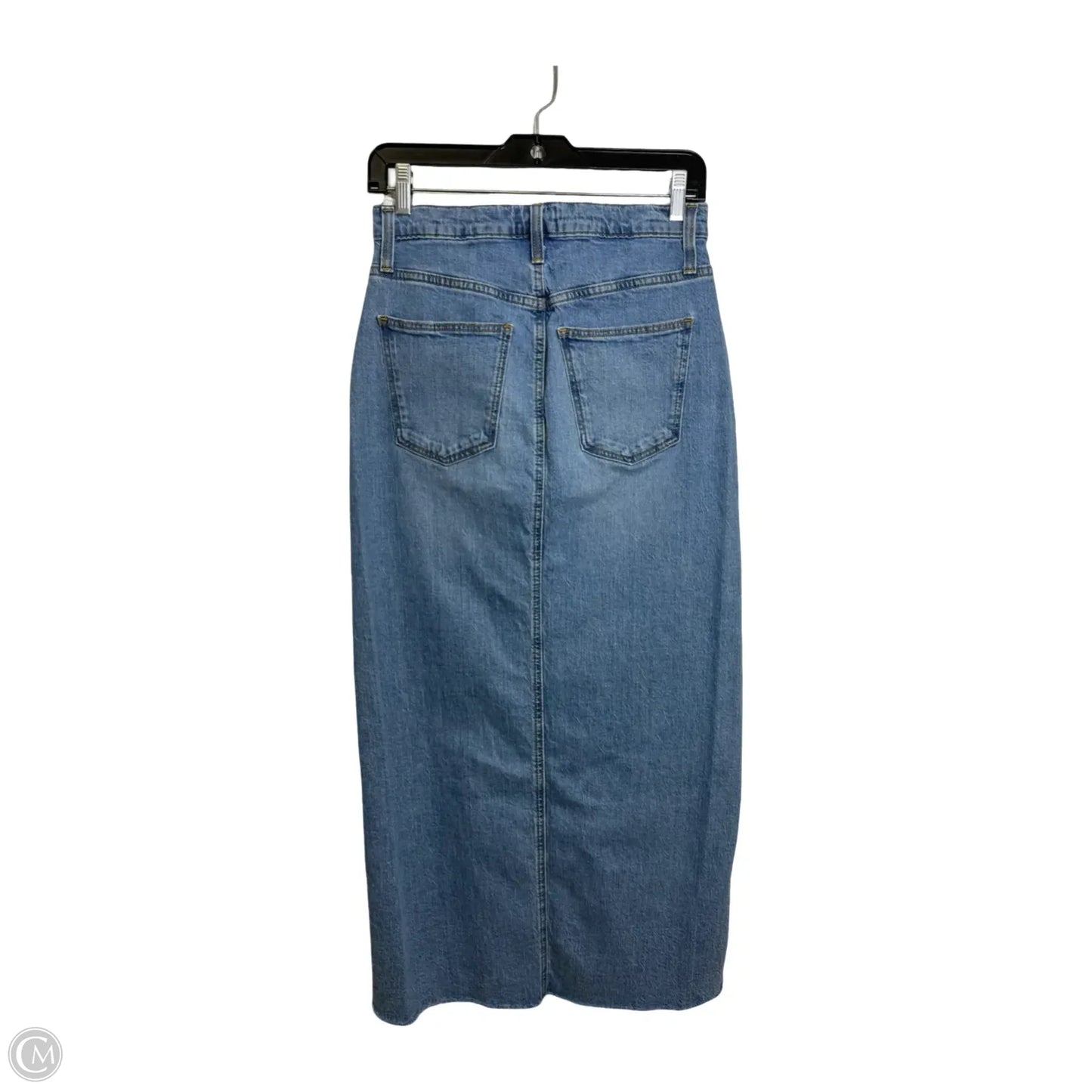 Skirt Maxi By Universal Thread In Blue Denim, Size: 4