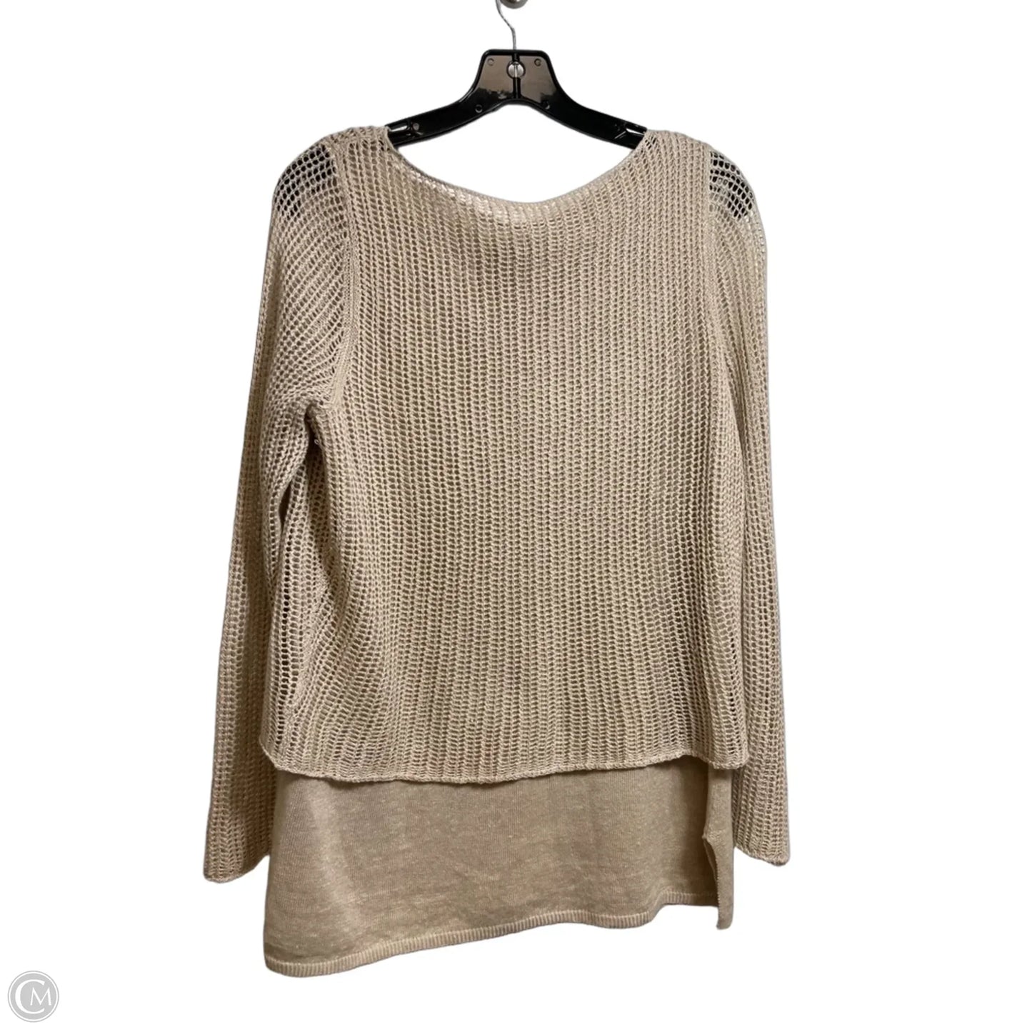 Sweater By Eileen Fisher In Tan, Size: Xs