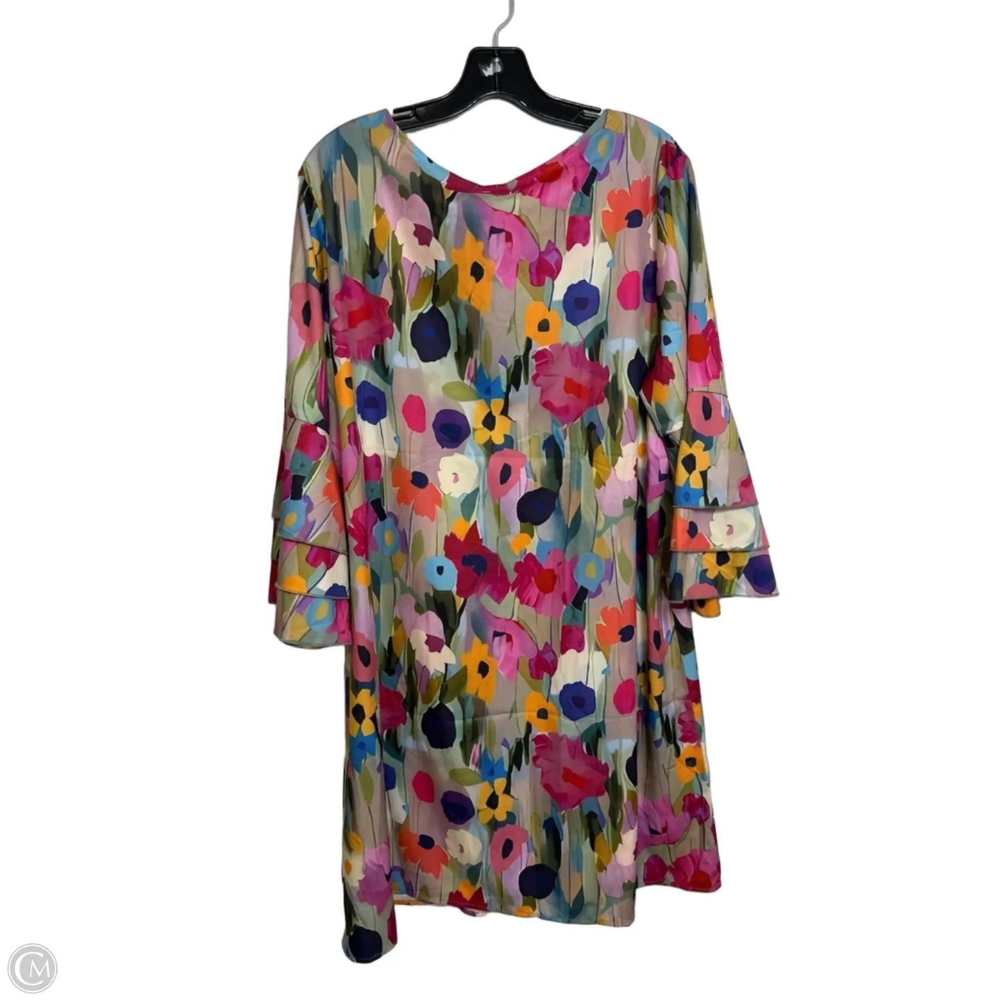Dress Casual Short By Clothes Mentor In Floral Print, Size: Xl