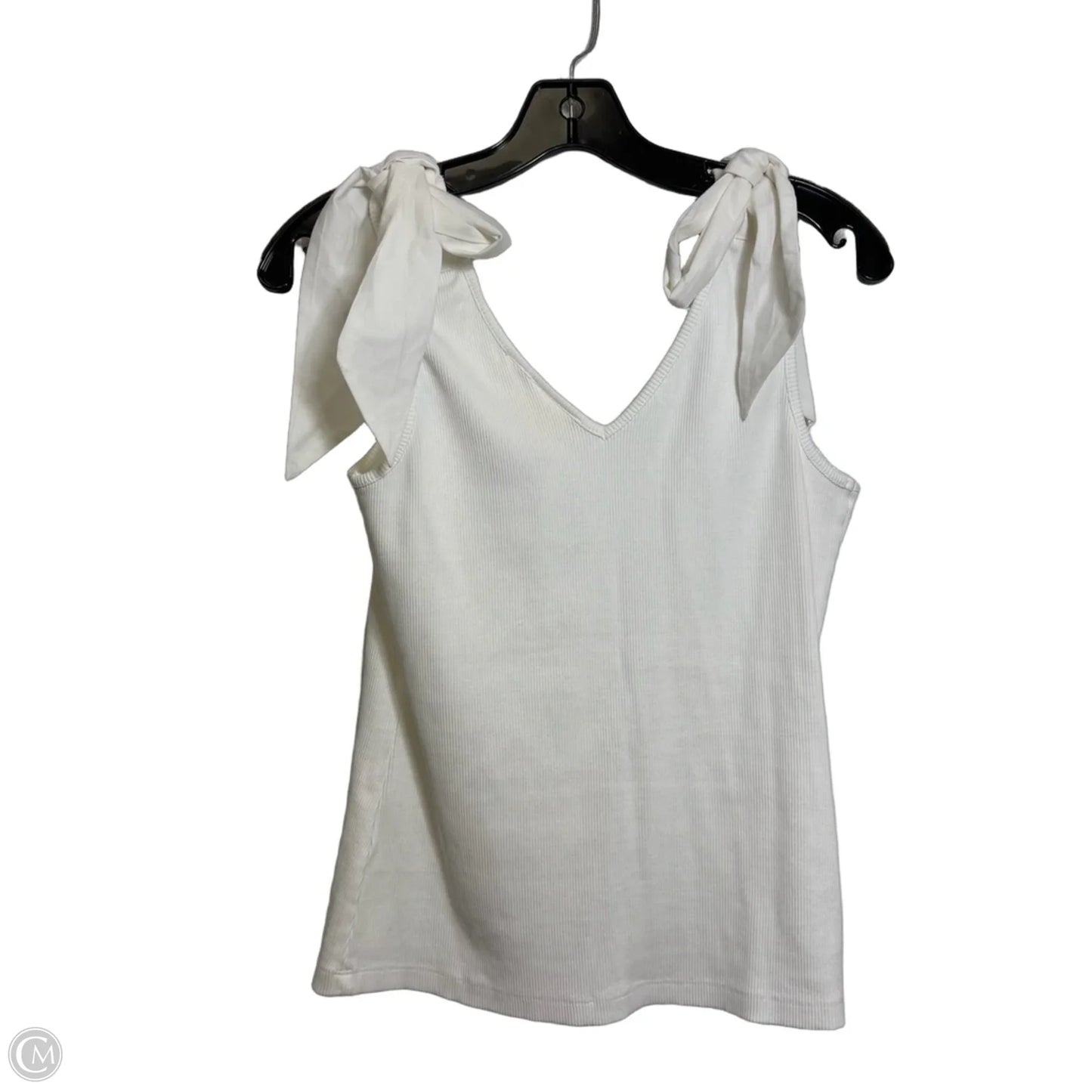 Top Sleeveless By Maeve In White, Size: M