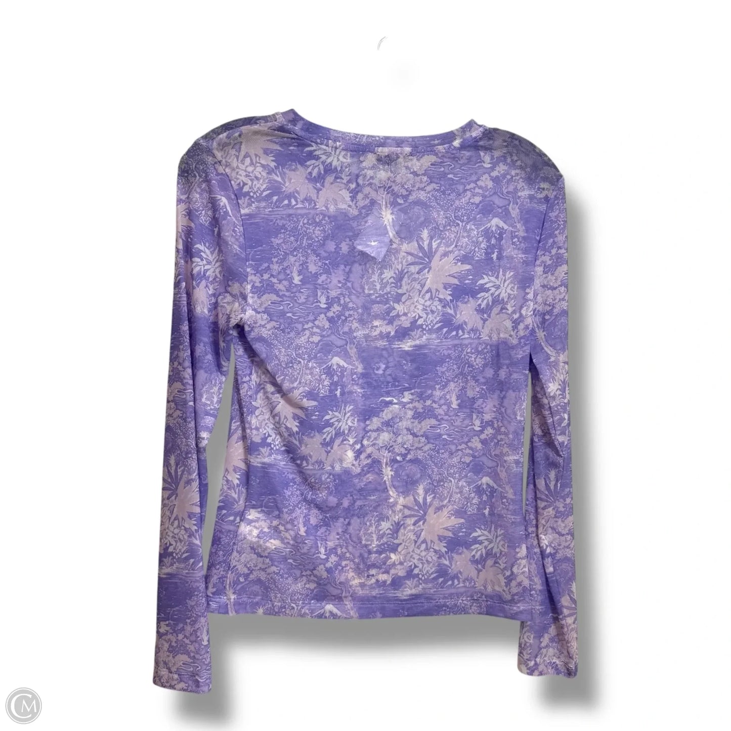 Top Long Sleeve Basic By Express In Purple, Size: S