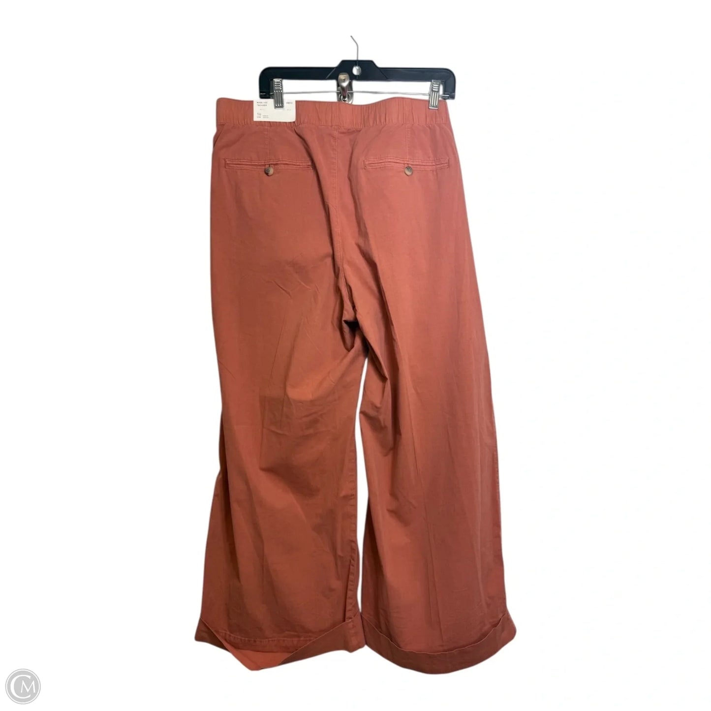 Pants Wide Leg trouser By American Eagle In Peach, Size: 16