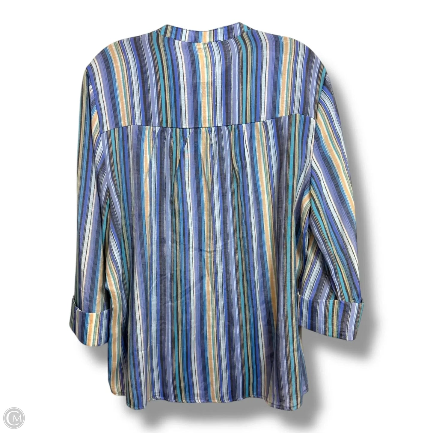 Top Long Sleeve Basic By Clothes Mentor In Striped Pattern, Size: Xl