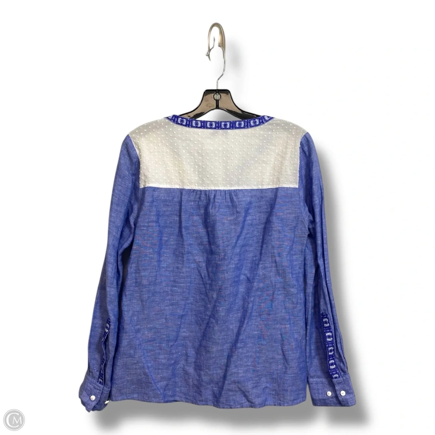 Top Long Sleeve By Vineyard Vines In Blue, Size: S