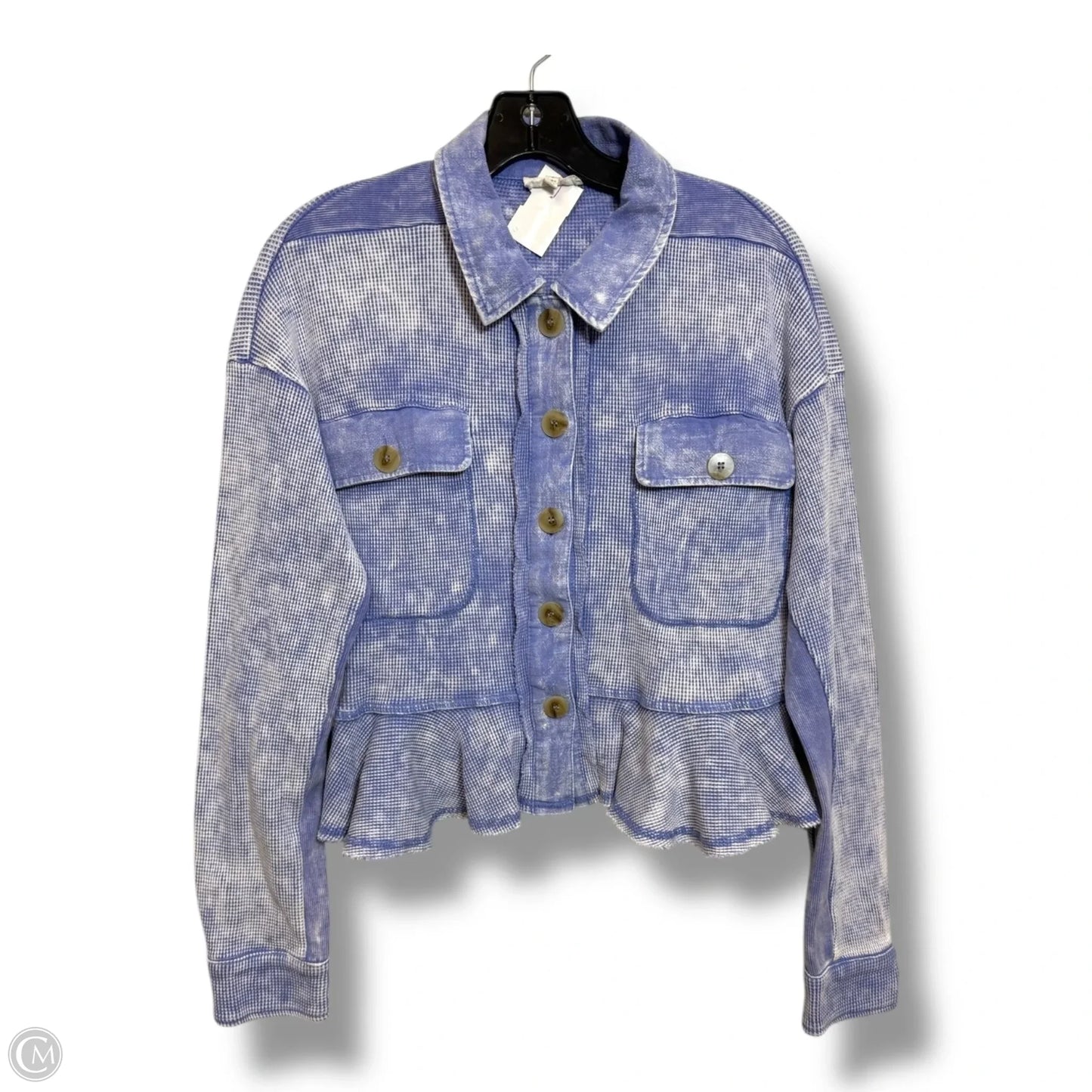 Top Long Sleeve By Mystree In Purple, Size: S