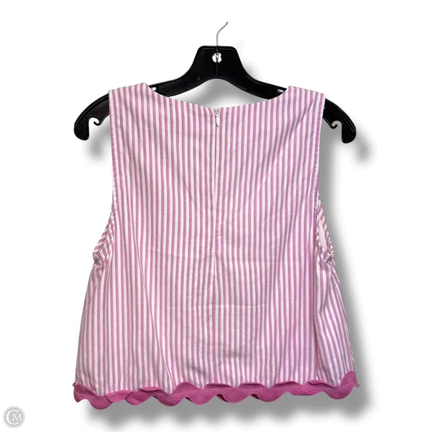 Top Sleeveless By Entro In Striped Pattern, Size: M