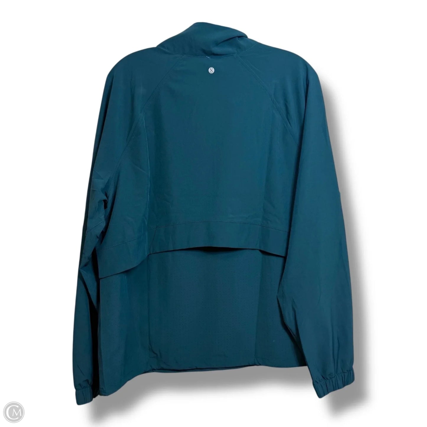 Athletic Top Long Sleeve Crewneck By Layer 8 In Green, Size: L