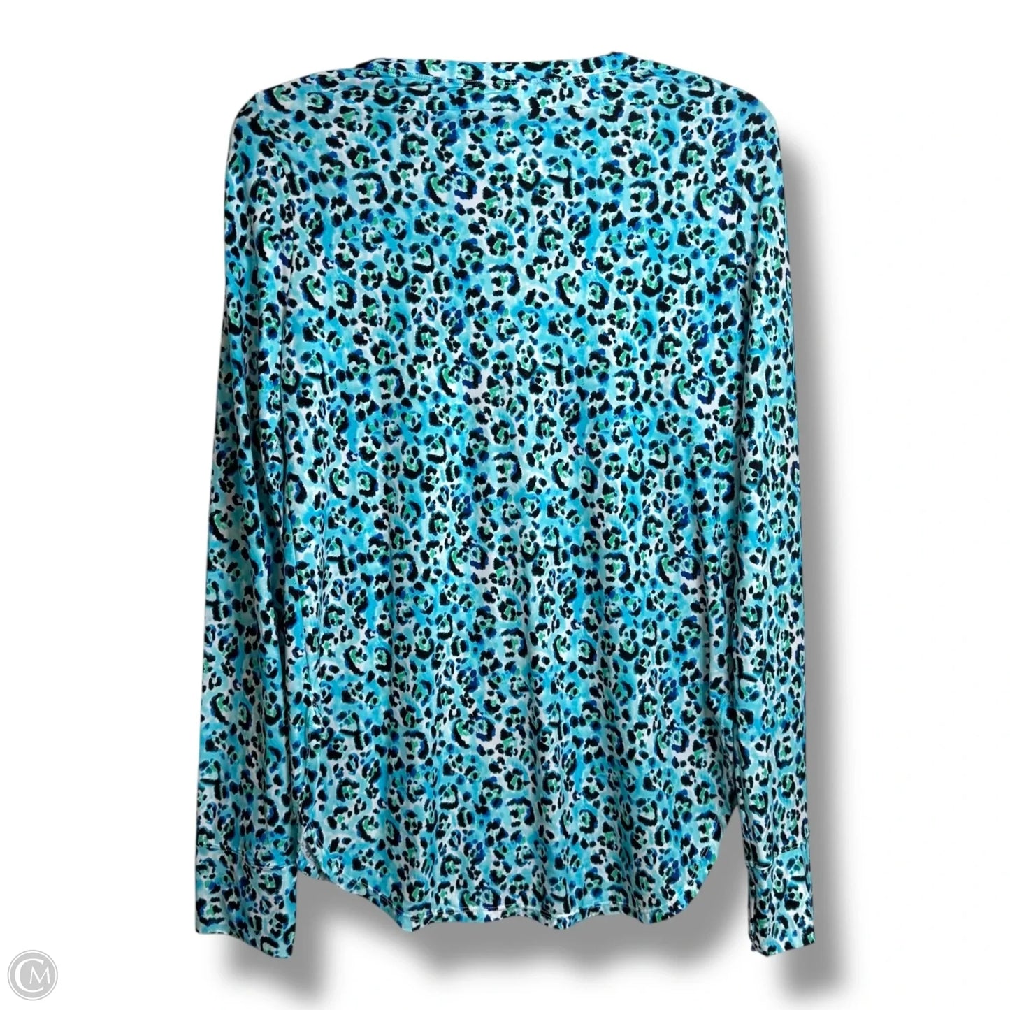 Top Long Sleeve By Tommy Bahama In Leopard Print, Size: S