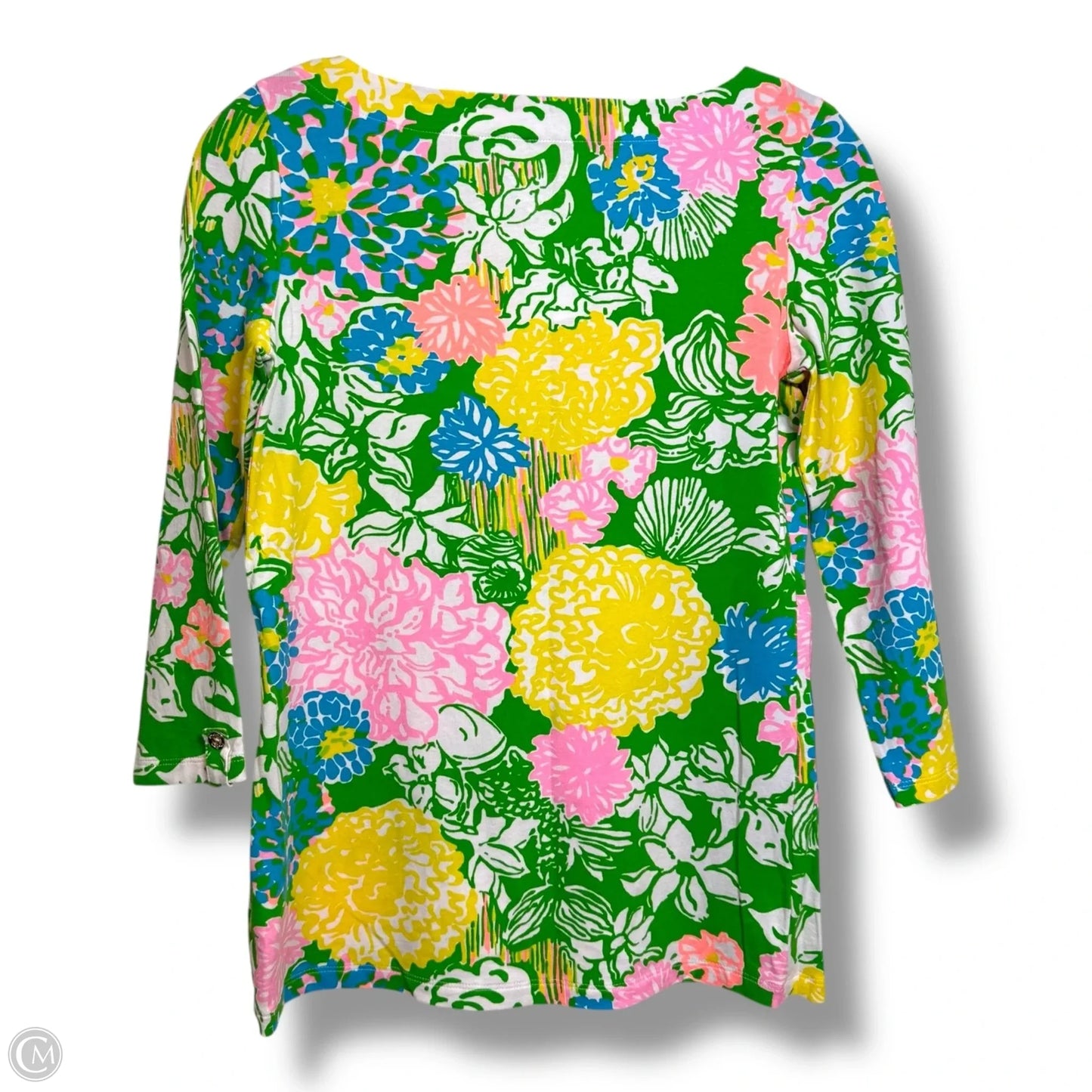 Top Long Sleeve Designer By Lilly Pulitzer In Multi-colored, Size: Xs