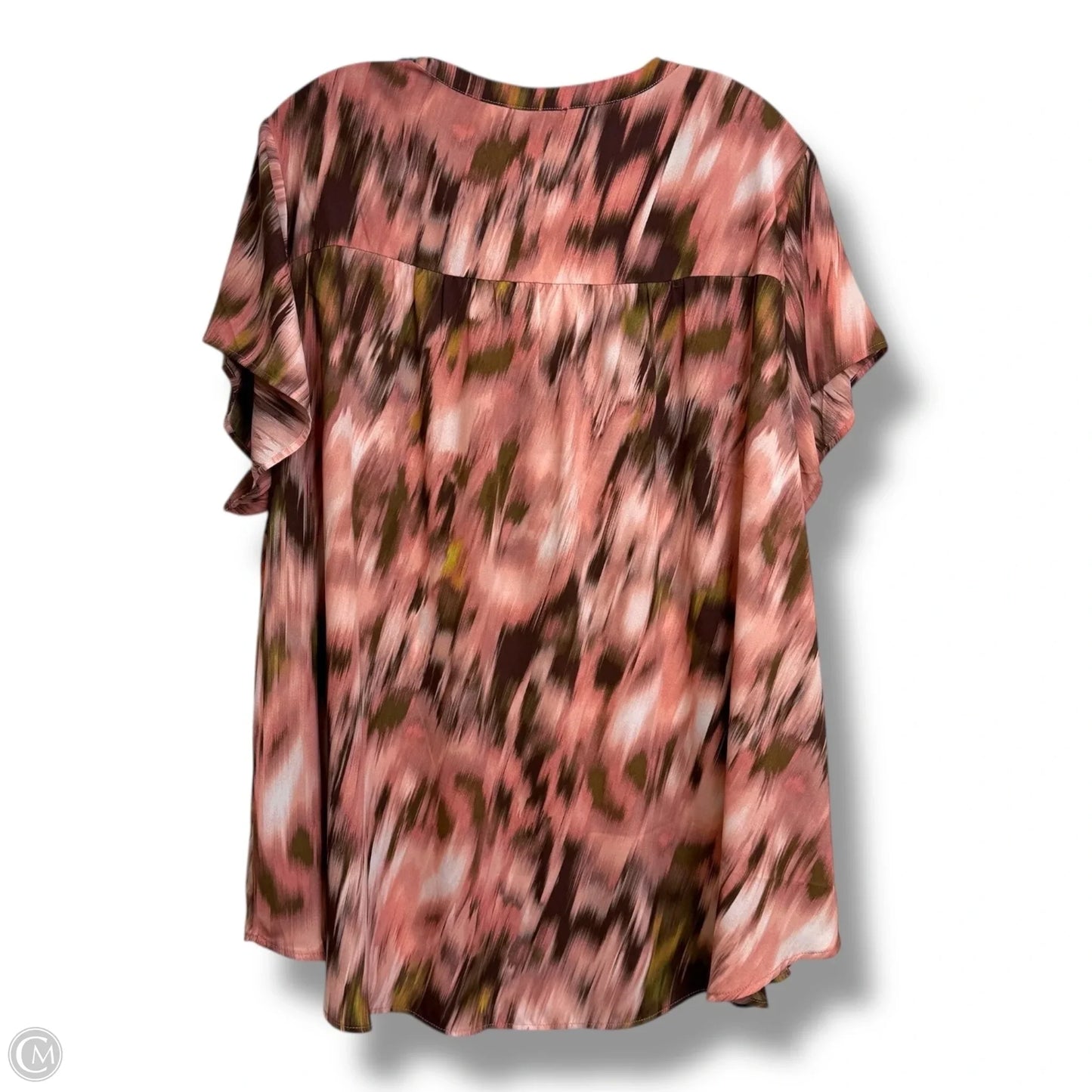 Top Short Sleeve Basic By Torrid In Orange, Size: 3x