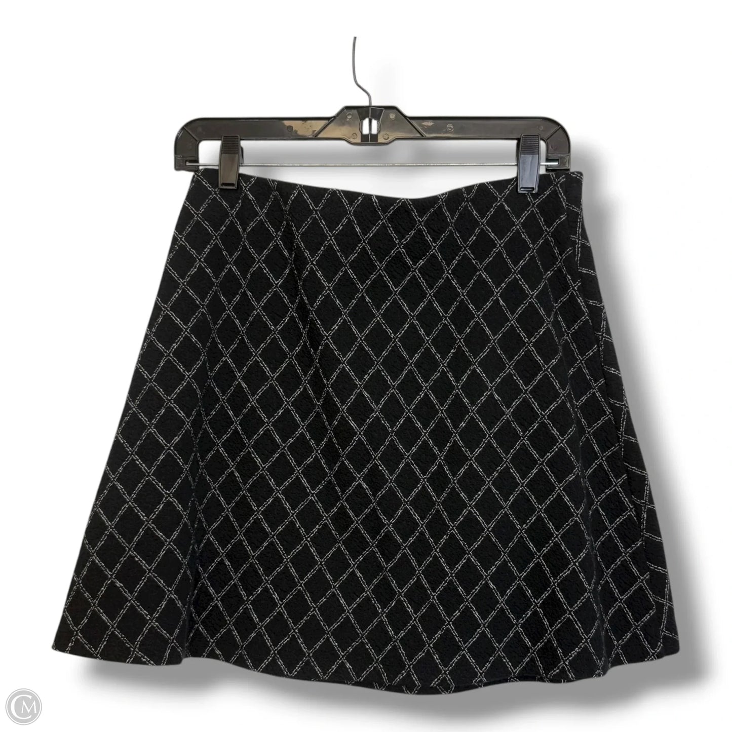 Skirt Mini & Short By Loft In Black & White, Size: S