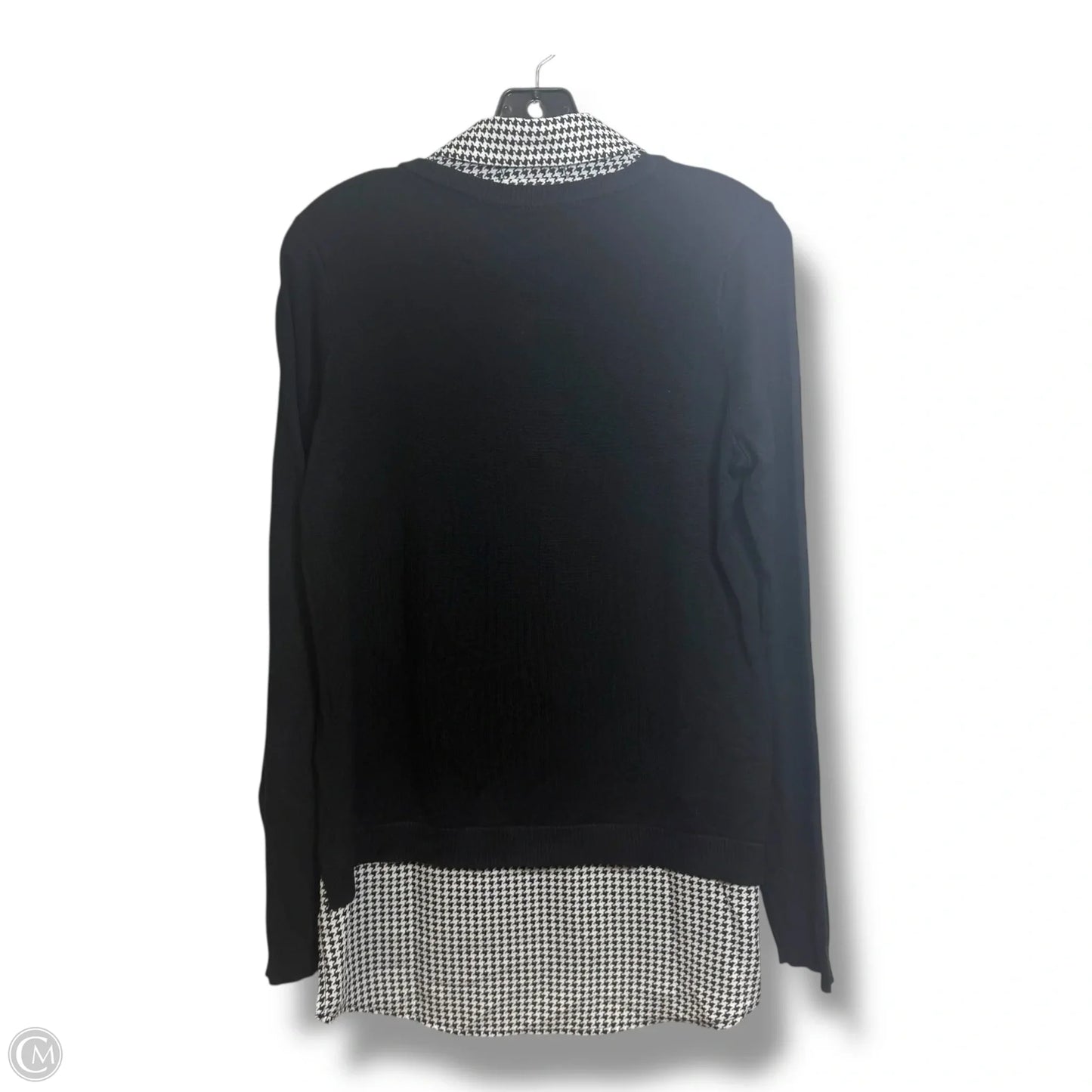 Top Long Sleeve By Adrianna Papell In Black, Size: S