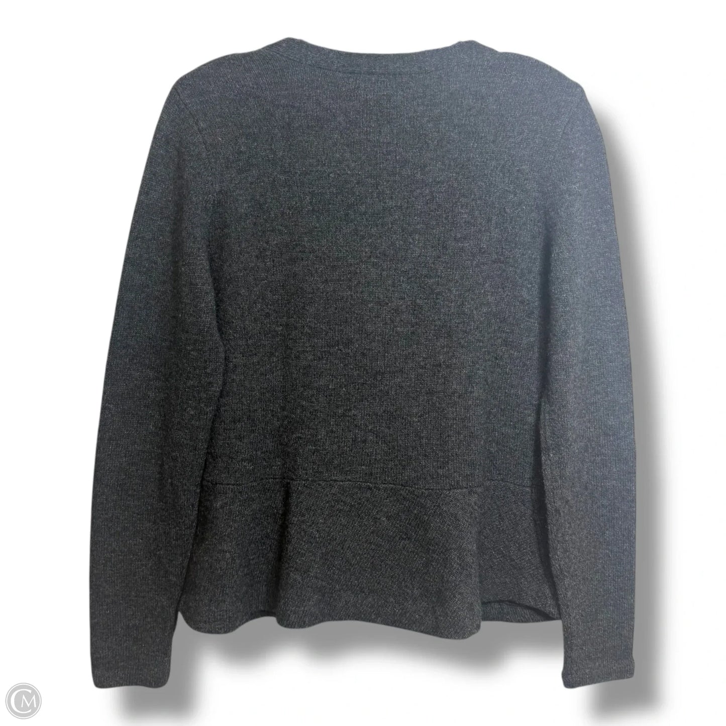 Cardigan By Chaps In Grey, Size: S