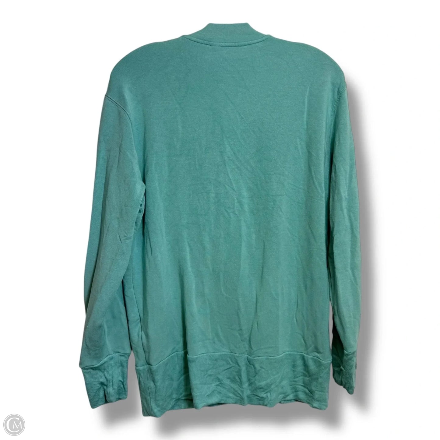 Top Long Sleeve Basic By Athleta In Green, Size: S