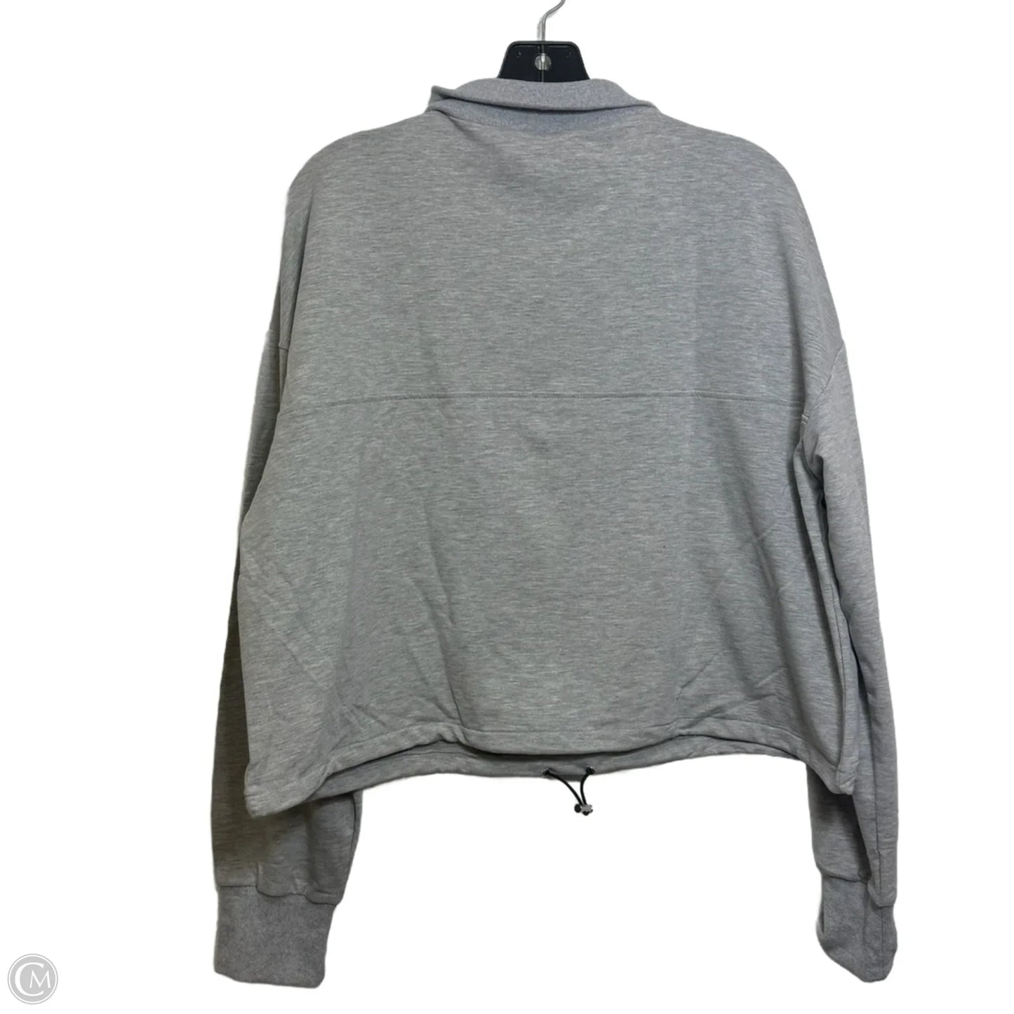 Top Long Sleeve Basic By Clothes Mentor In Grey, Size: Xl