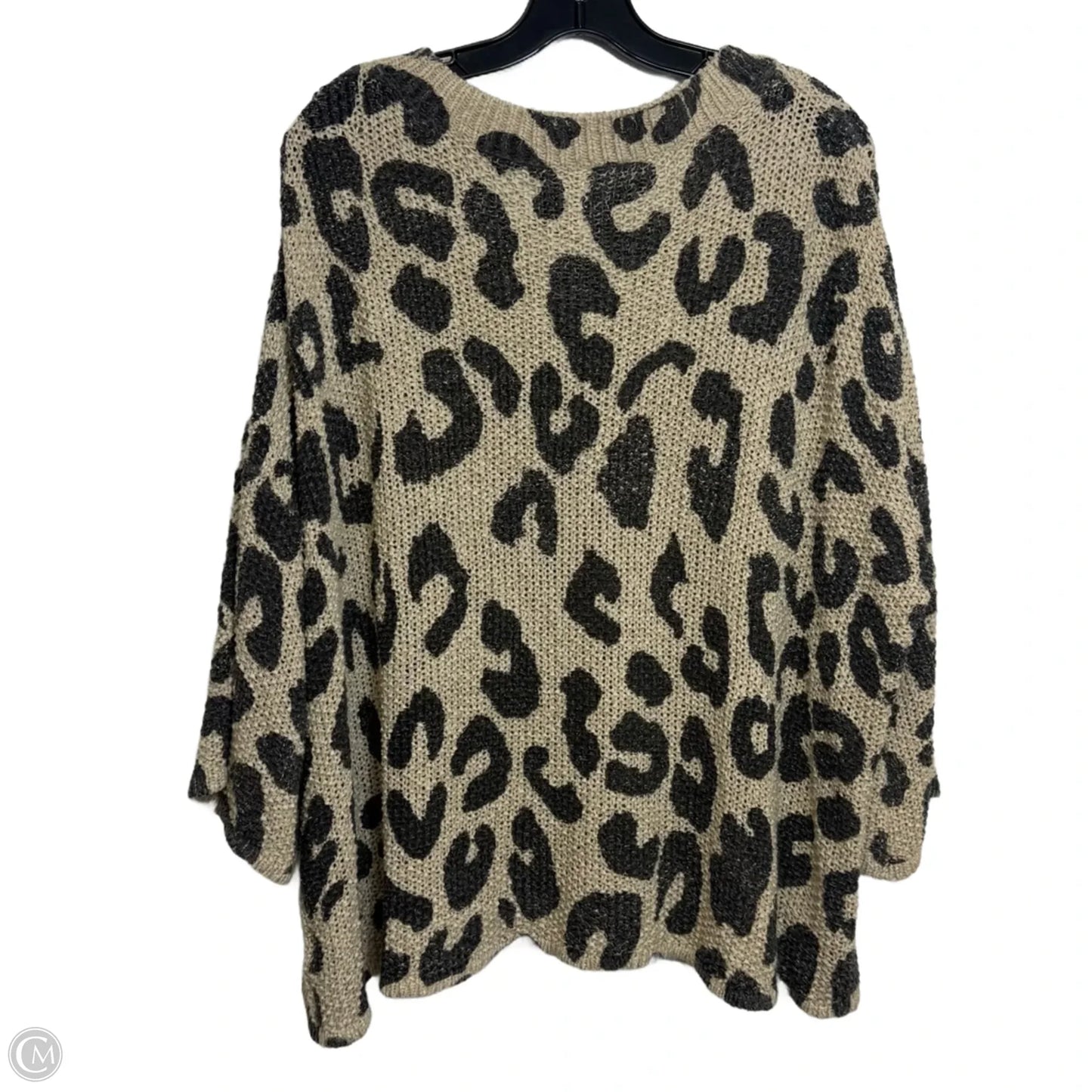 Sweater By Mudd In Leopard Print, Size: S