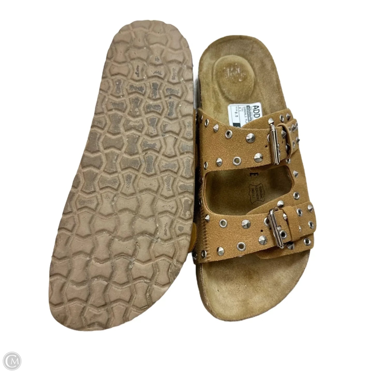 Sandals Flats By Cushionaire In Tan, Size: 8.5
