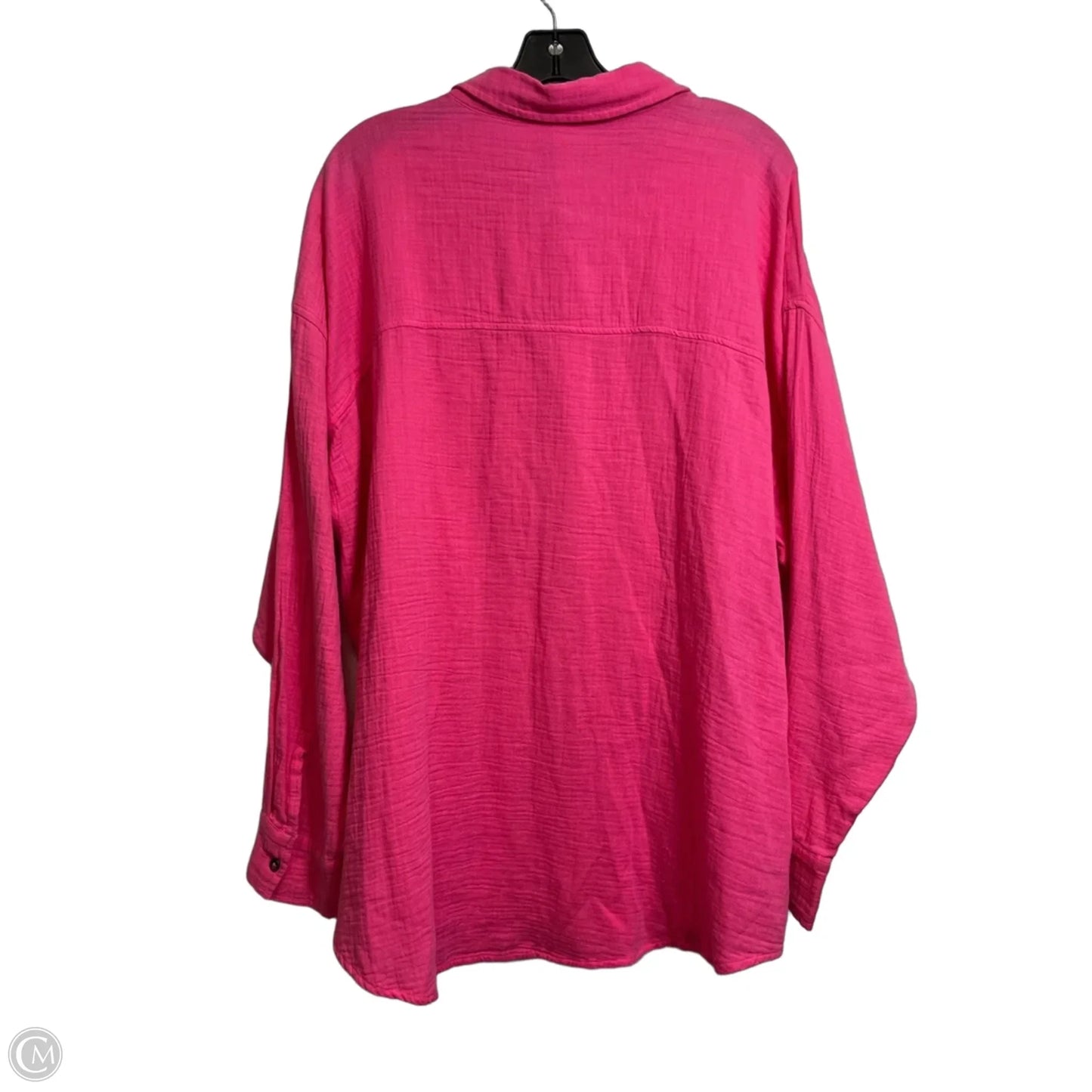 Top Long Sleeve Basic By Calia In Pink, Size: Xl
