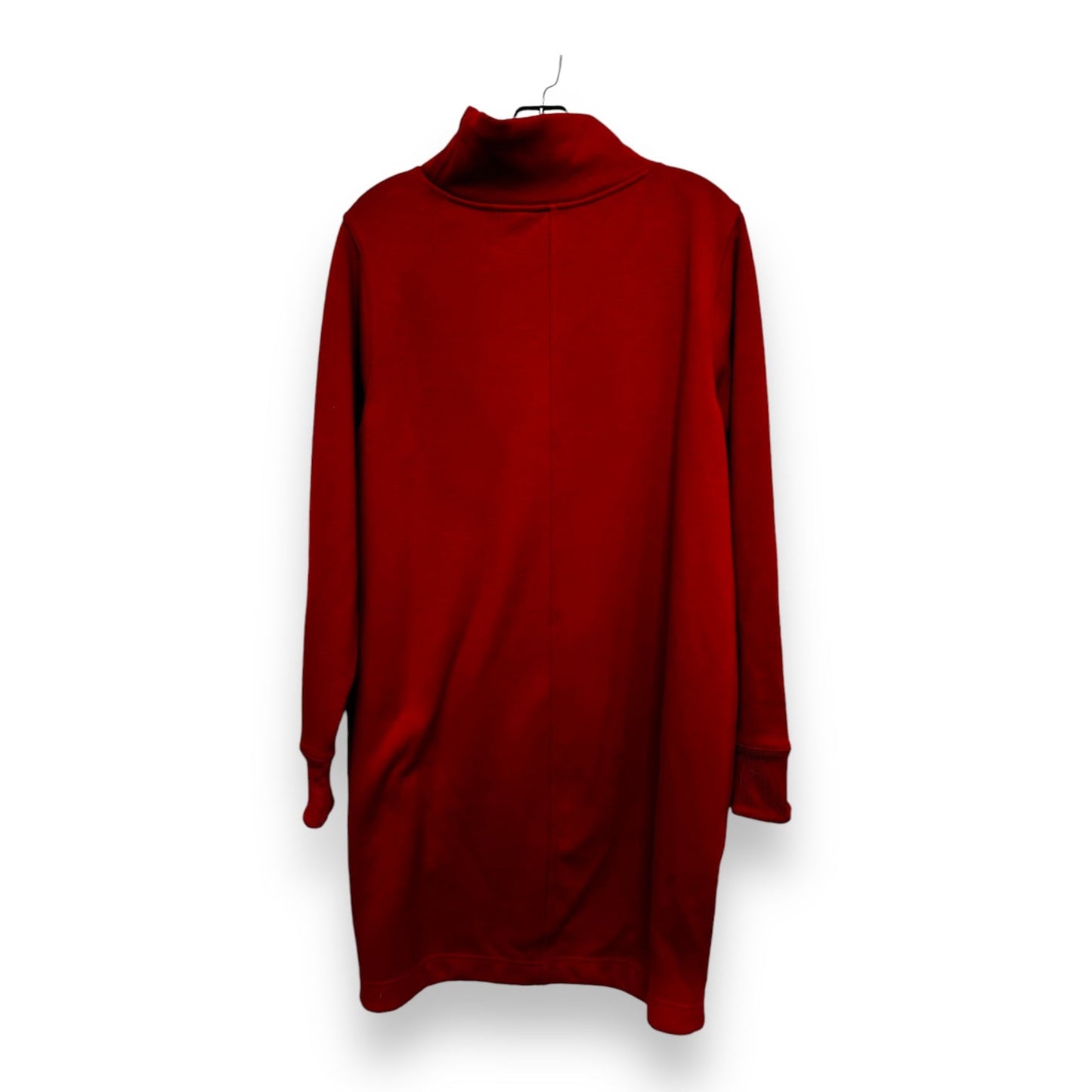 Long tunic Sweatshirt Collar By Athleta In Red, Size: L