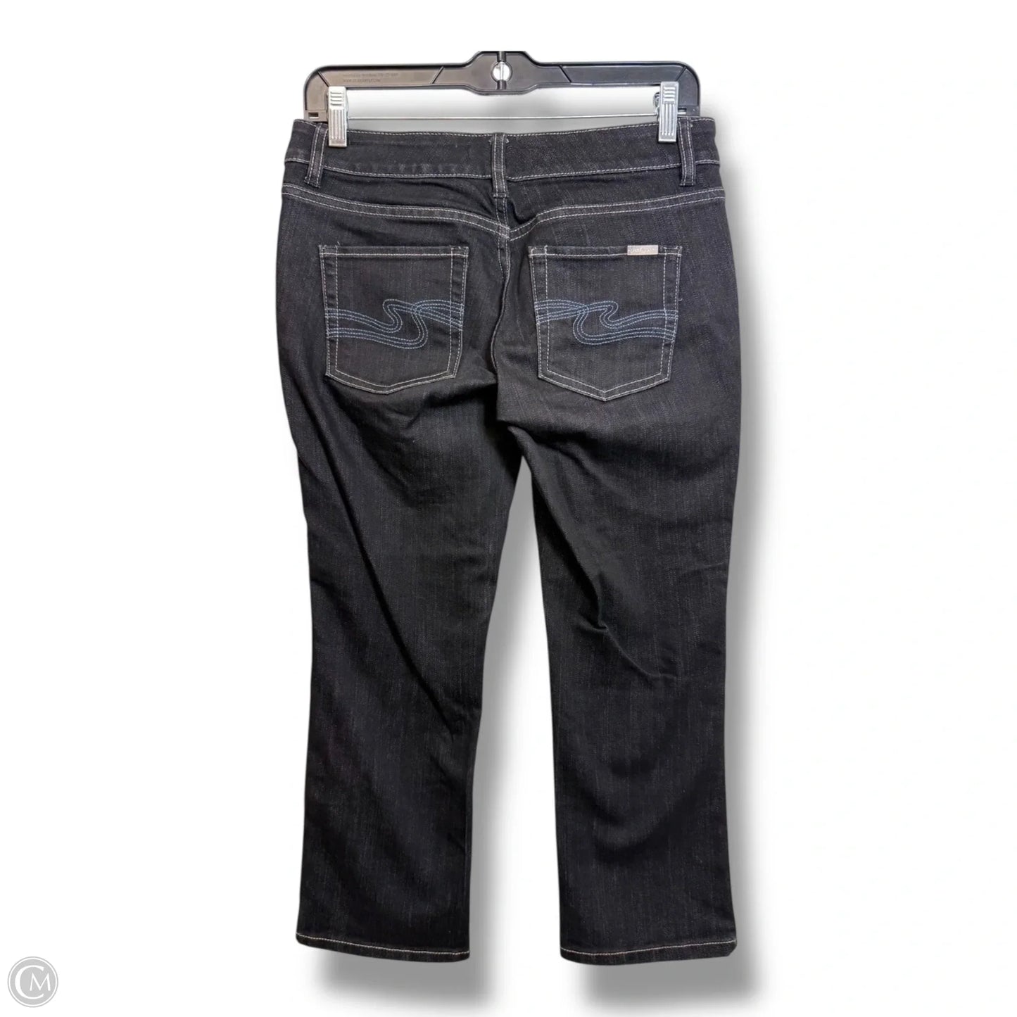 Jeans Cropped By White House Black Market In Black, Size: 2