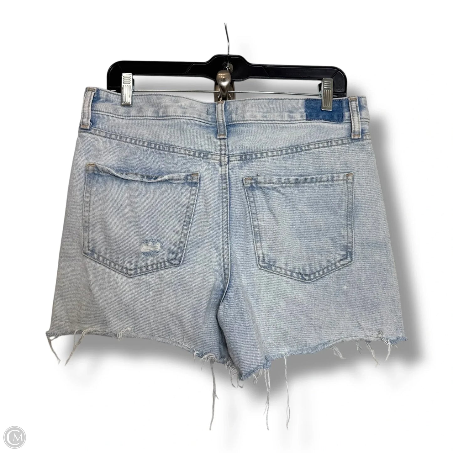 Boyfriend midi Shorts By Express In Blue Denim, Size: 6