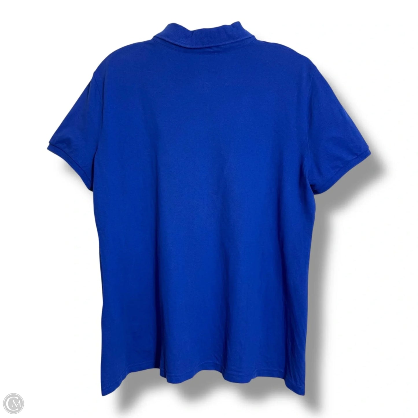 Top Short Sleeve By Ralph Lauren In Blue, Size: Xl