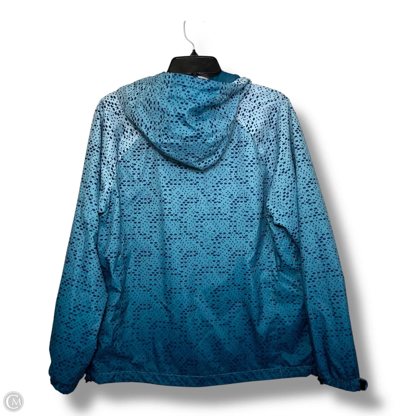 Jacket Windbreaker By New Balance In Blue, Size: Xl