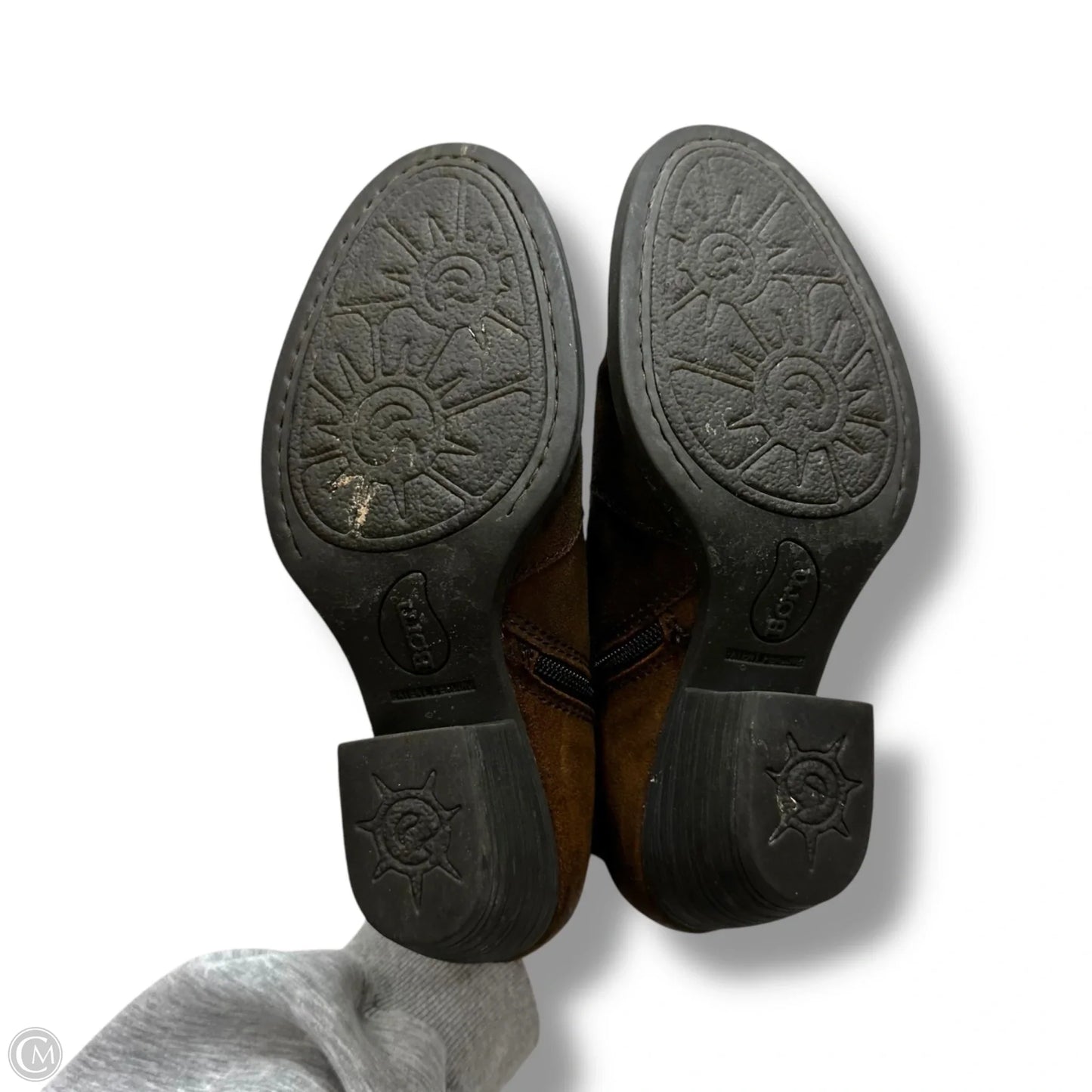 Boots Ankle Flats By Born In Brown, Size: 7.5