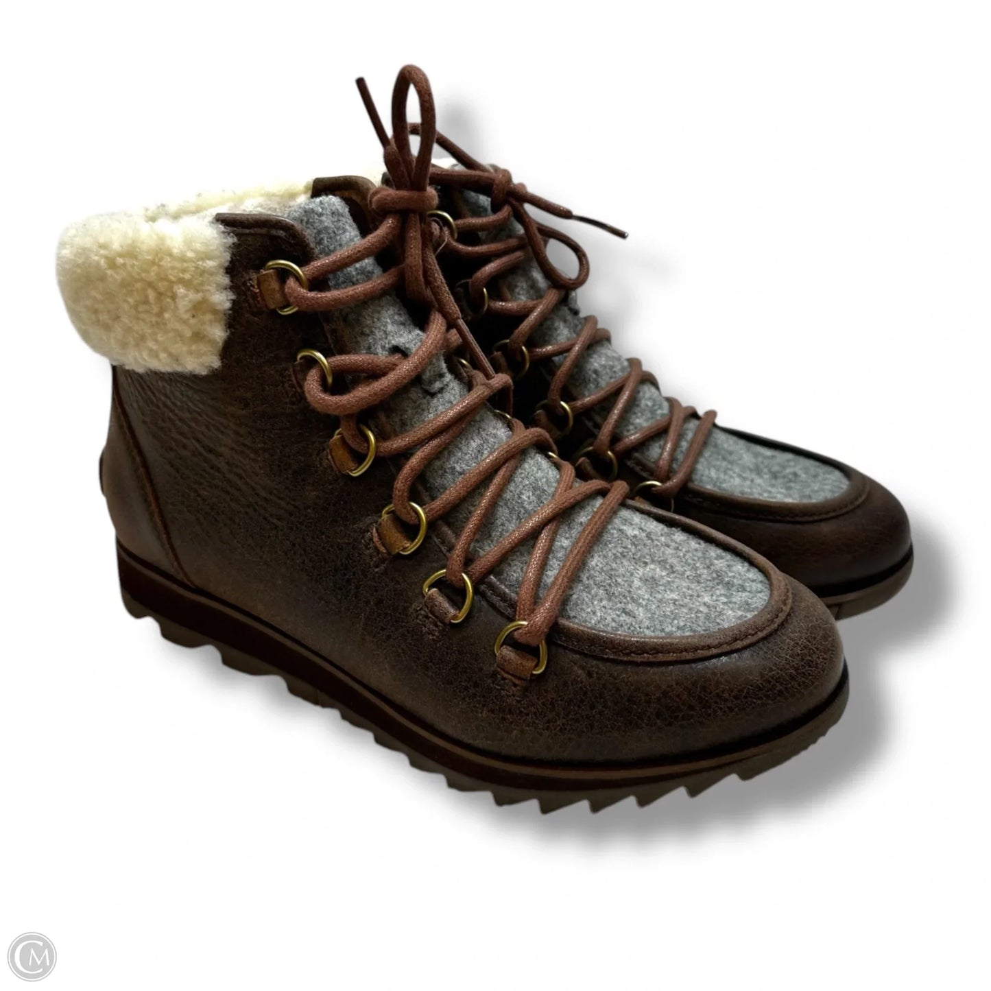 Boots Ankle Flats By Sorel In Brown, Size: 6