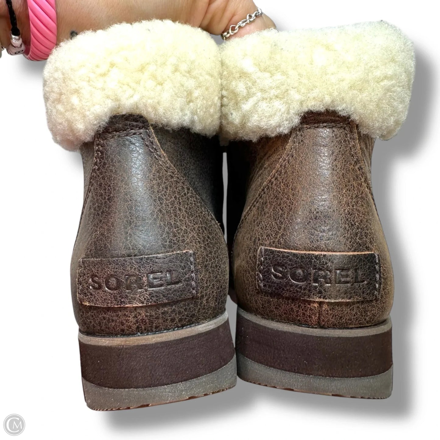 Boots Ankle Flats By Sorel In Brown, Size: 6
