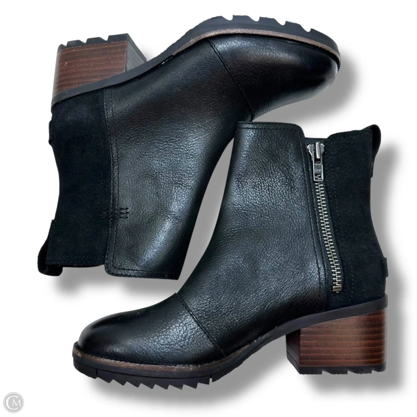 Boots Ankle Flats By Sorel In Black, Size: 5.5