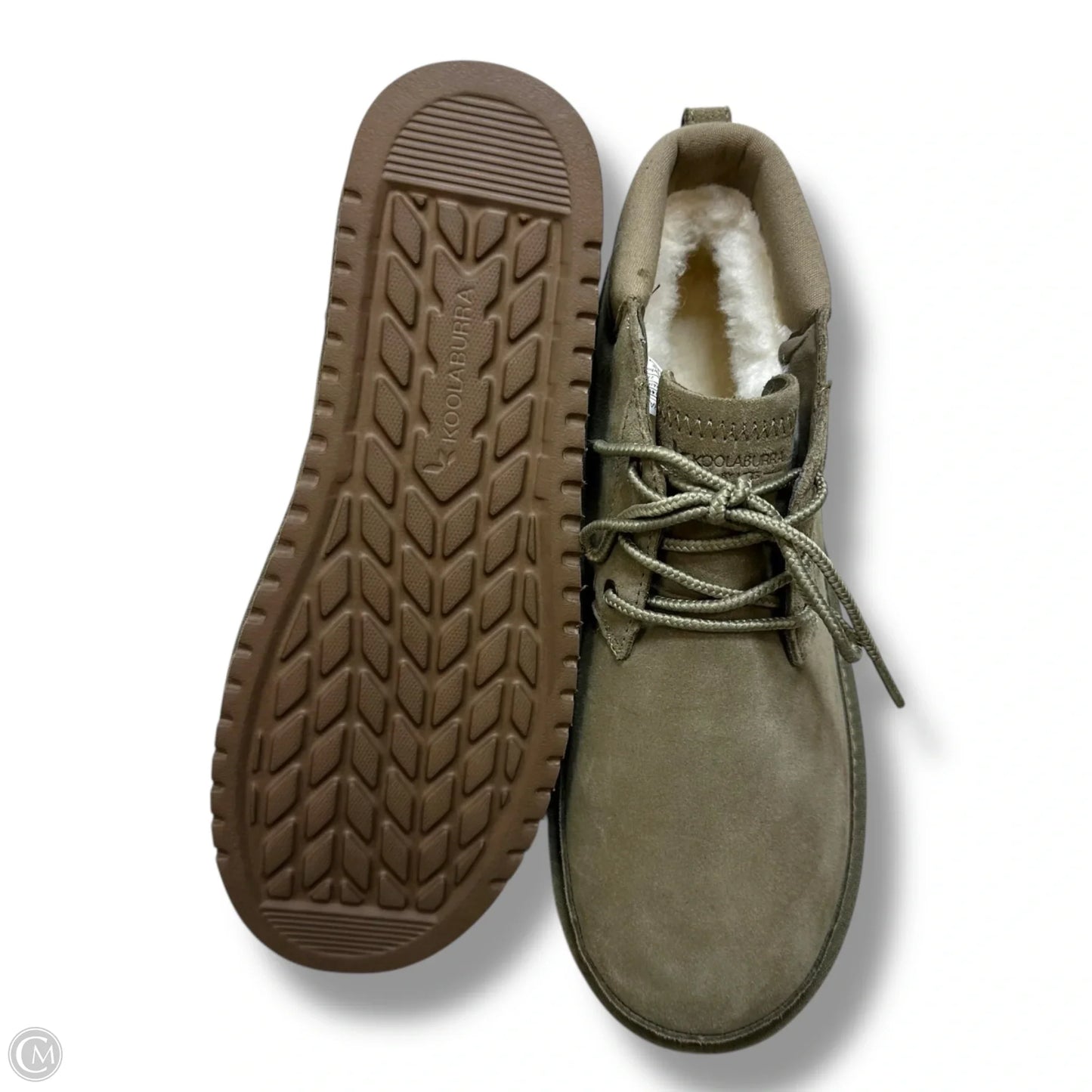 Boots Ankle Flats By Koolaburra By Ugg In Tan, Size: 10