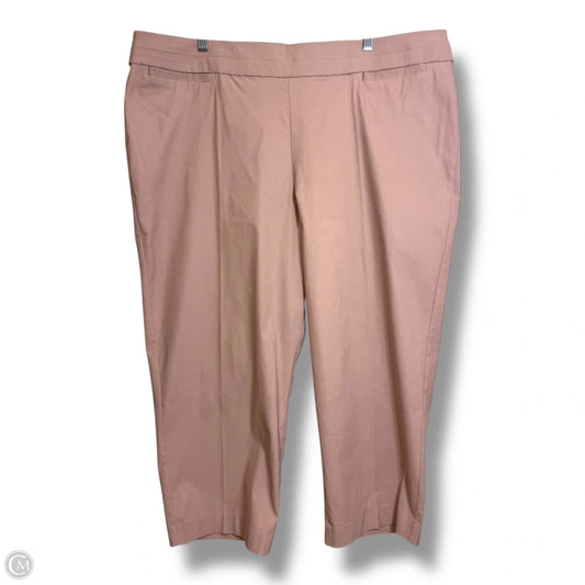 Mid rise Capris By Evri In Pink, Size: 22