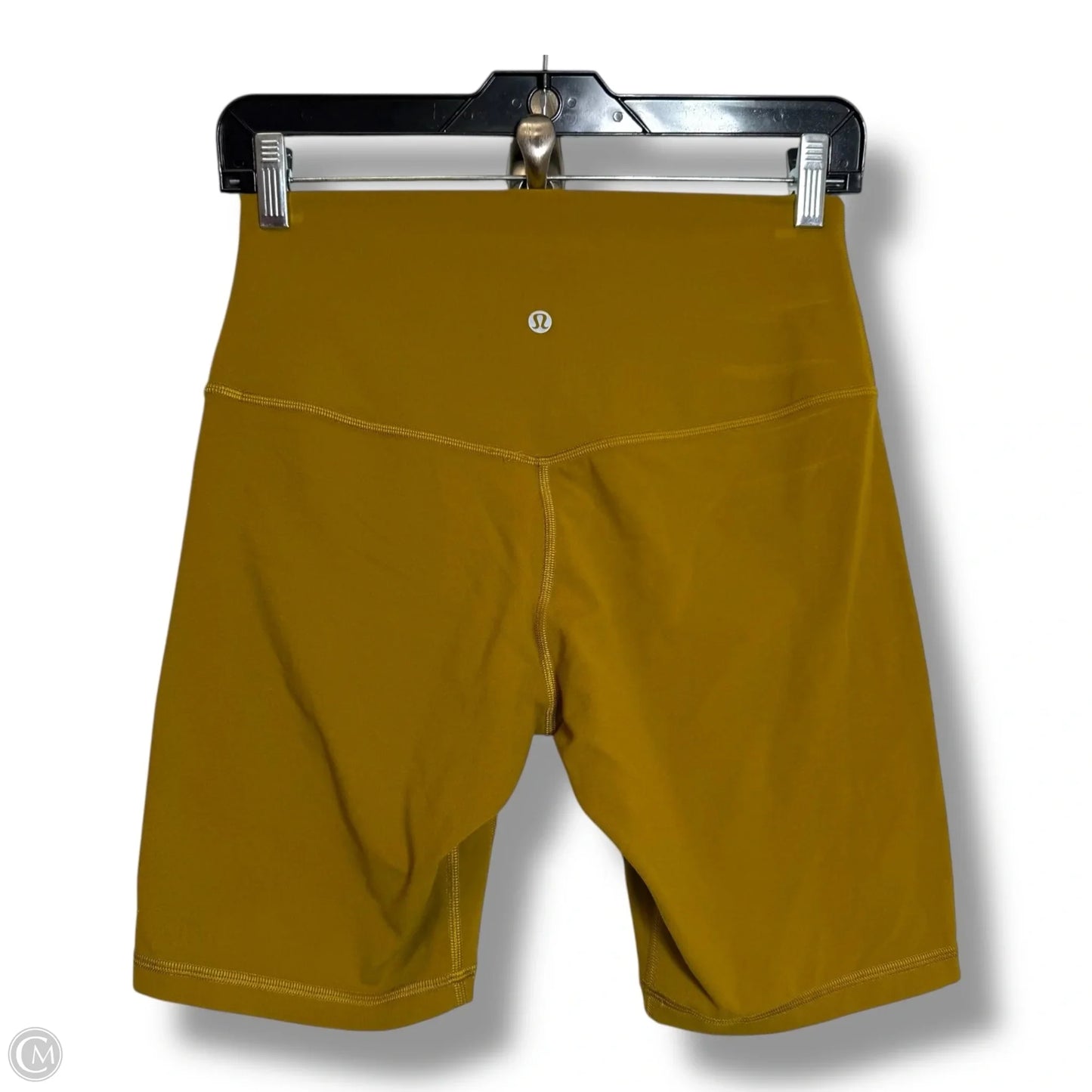 Athletic Shorts By Lululemon In Yellow, Size: 8