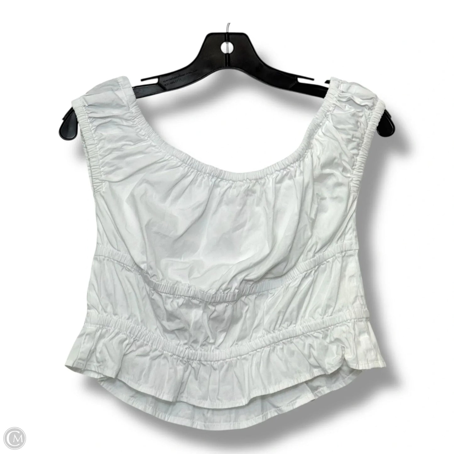 Top Sleeveless By Open Edit In White, Size: M