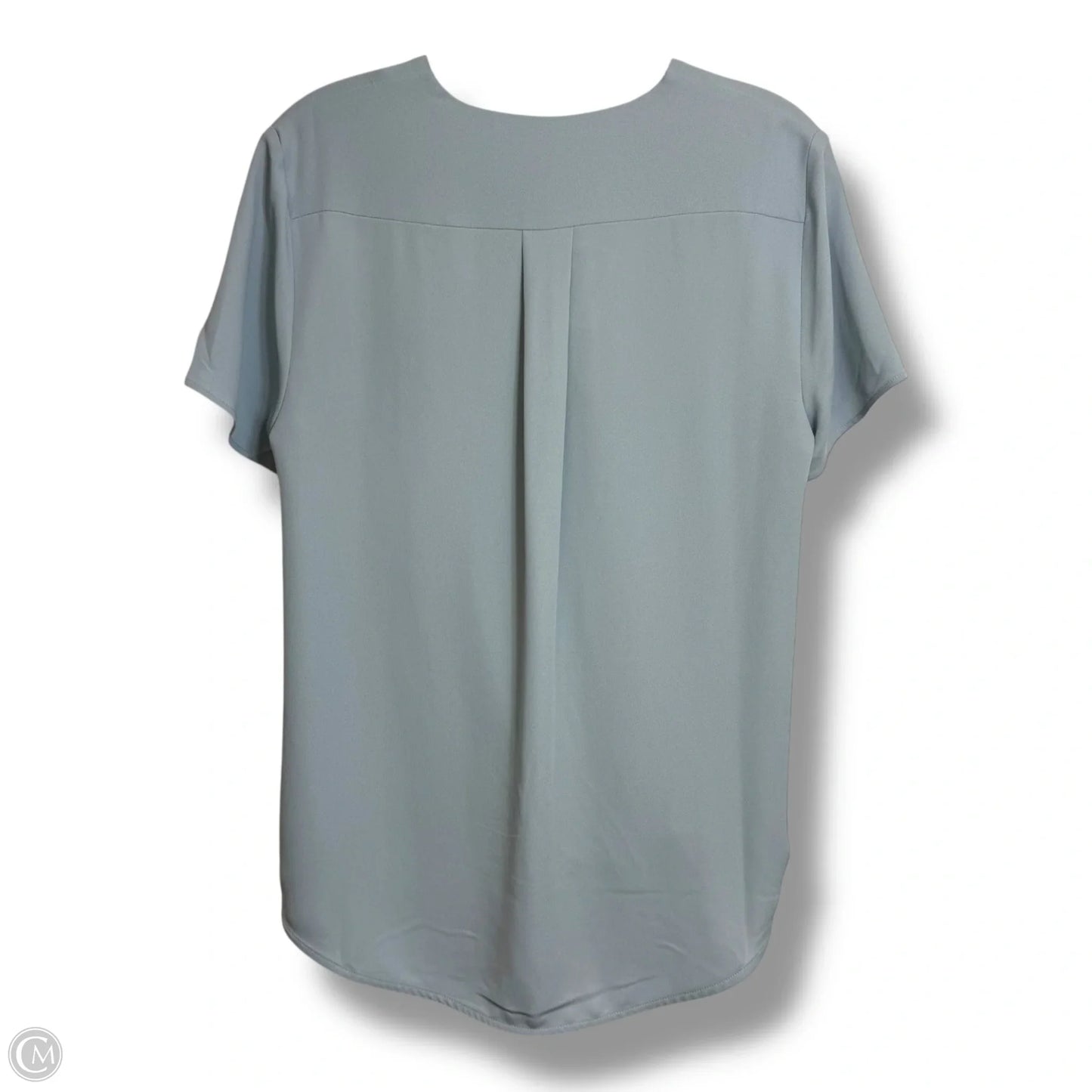 Top Short Sleeve By Ann Taylor In Blue, Size: S
