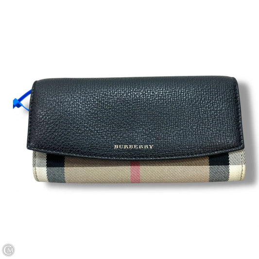 Wallet Luxury Designer By Burberry, Size: Small