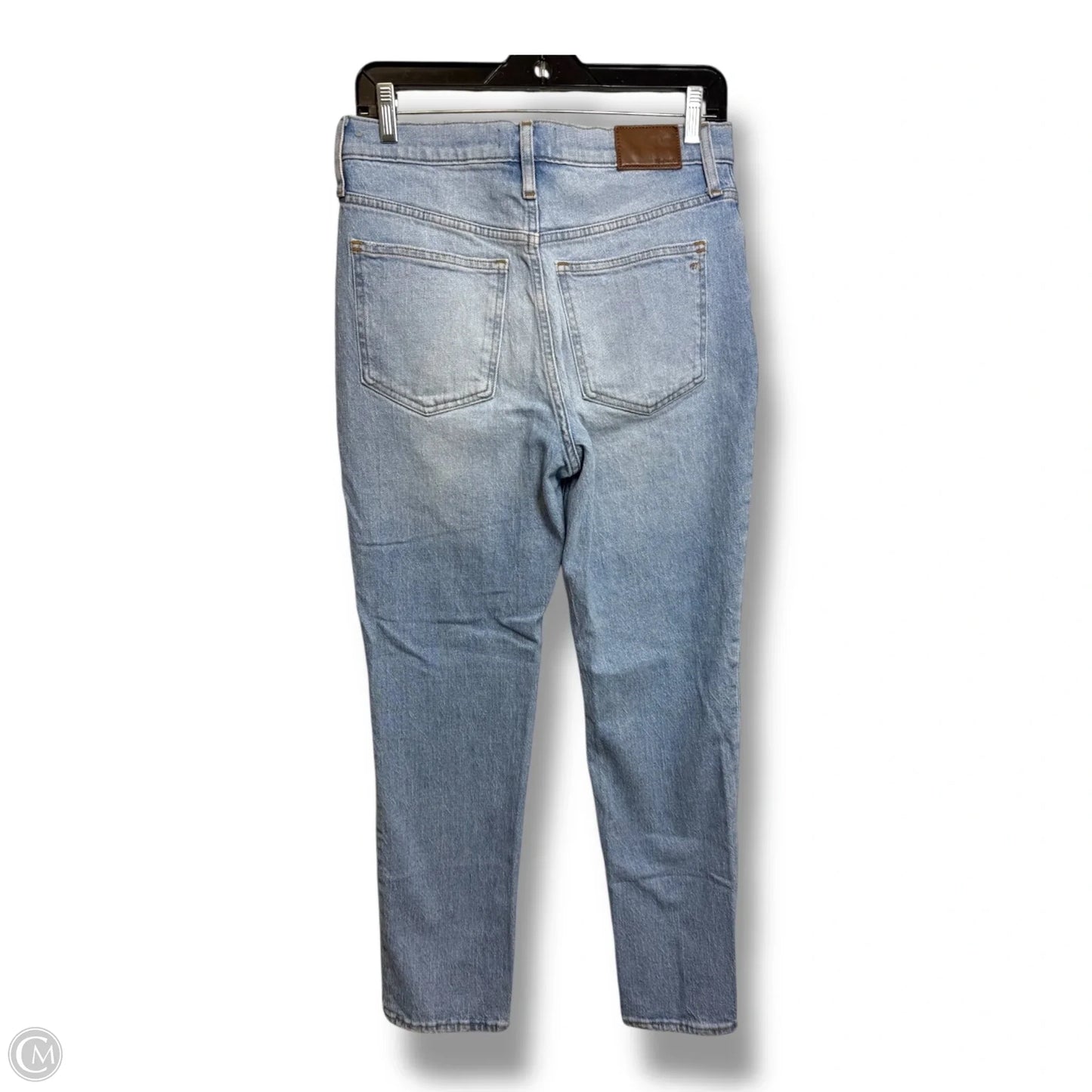 Jeans Straight By Madewell In Blue Denim, Size: 4