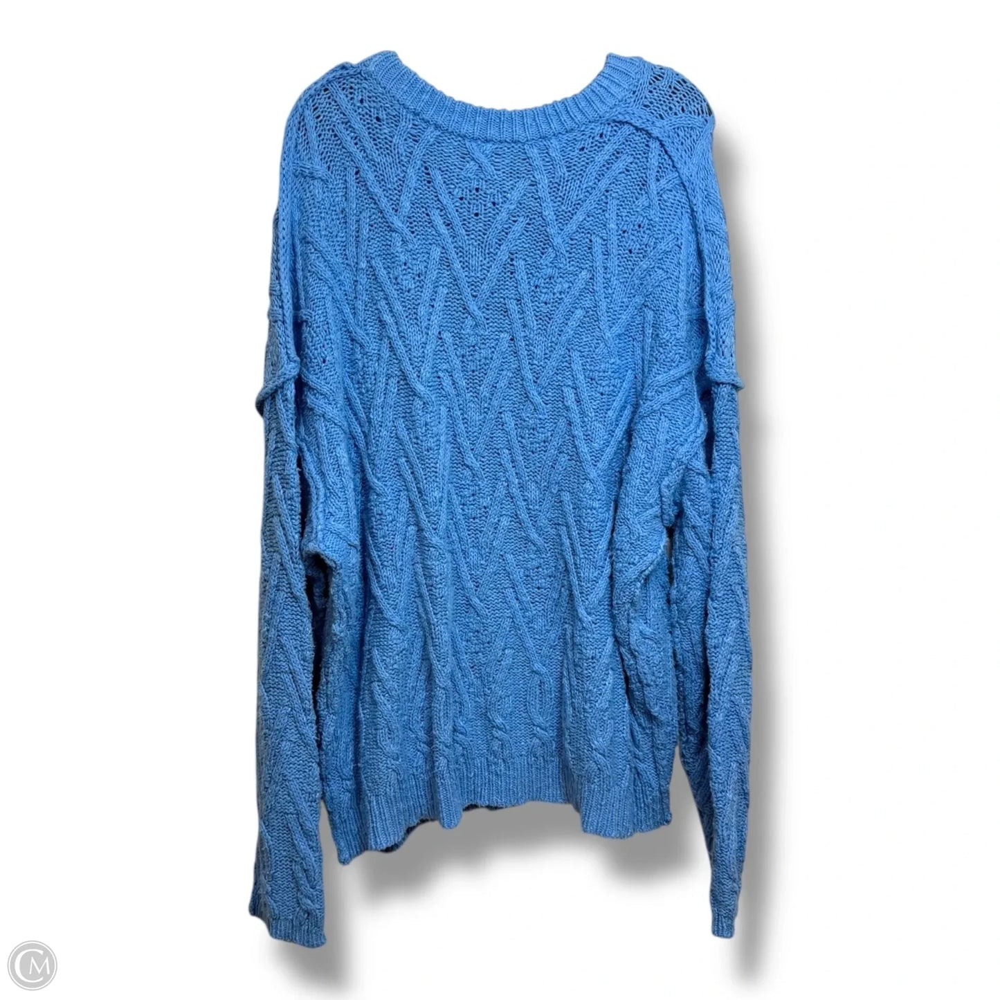 Sweater By Free People In Blue, Size: Xl