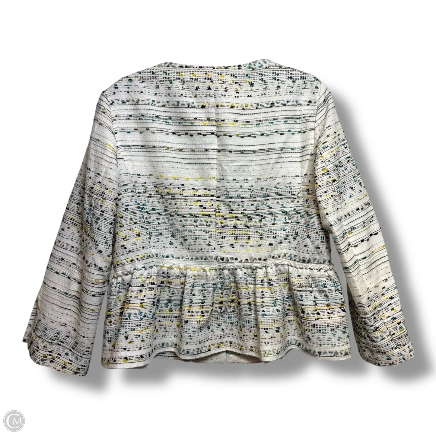 Top Long Sleeve By Zara Basic In Multi-colored, Size: L