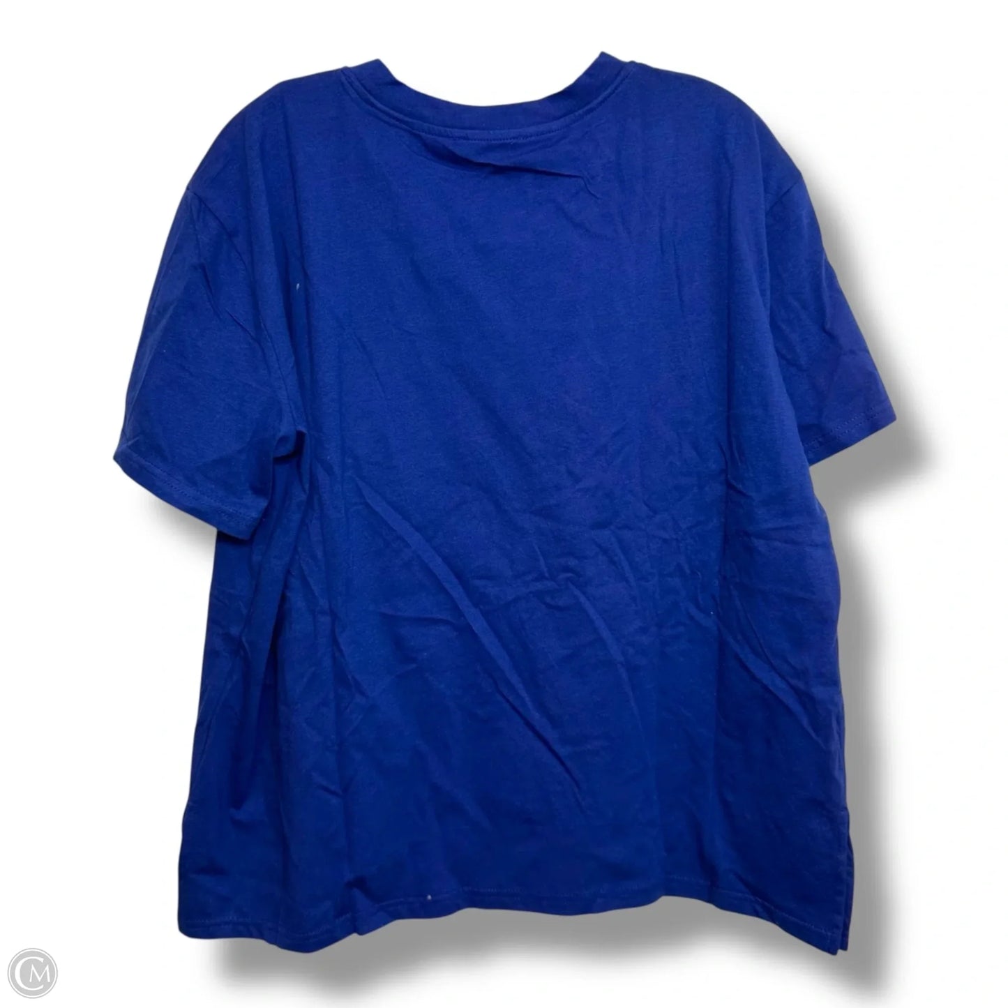 Top Short Sleeve By White Birch In Blue Red & White, Size: S