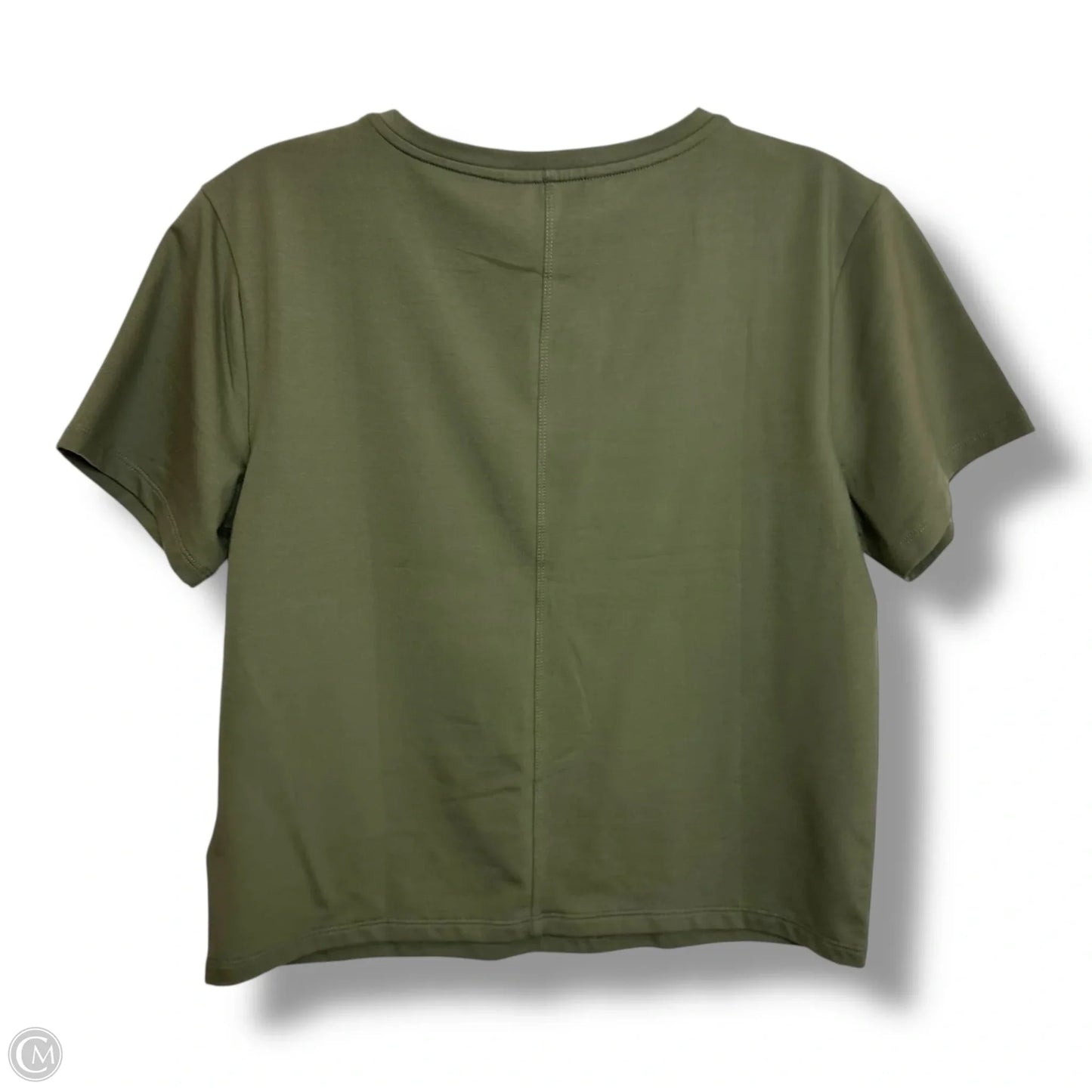 Essential V NECK TEE Athletic Top Short Sleeve By Athleta In Green, Size: Xs