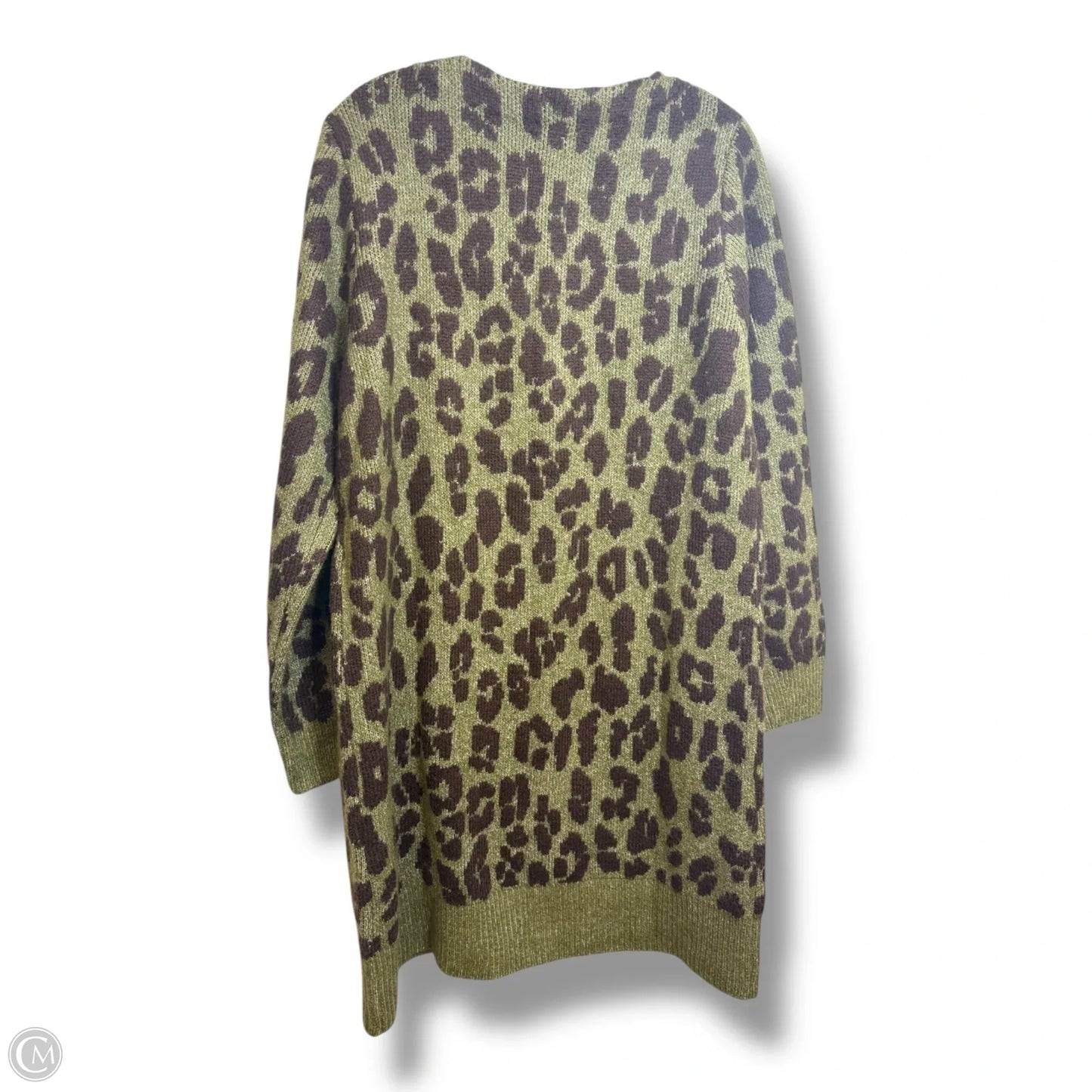 Cardigan By Logo In Animal Print, Size: M